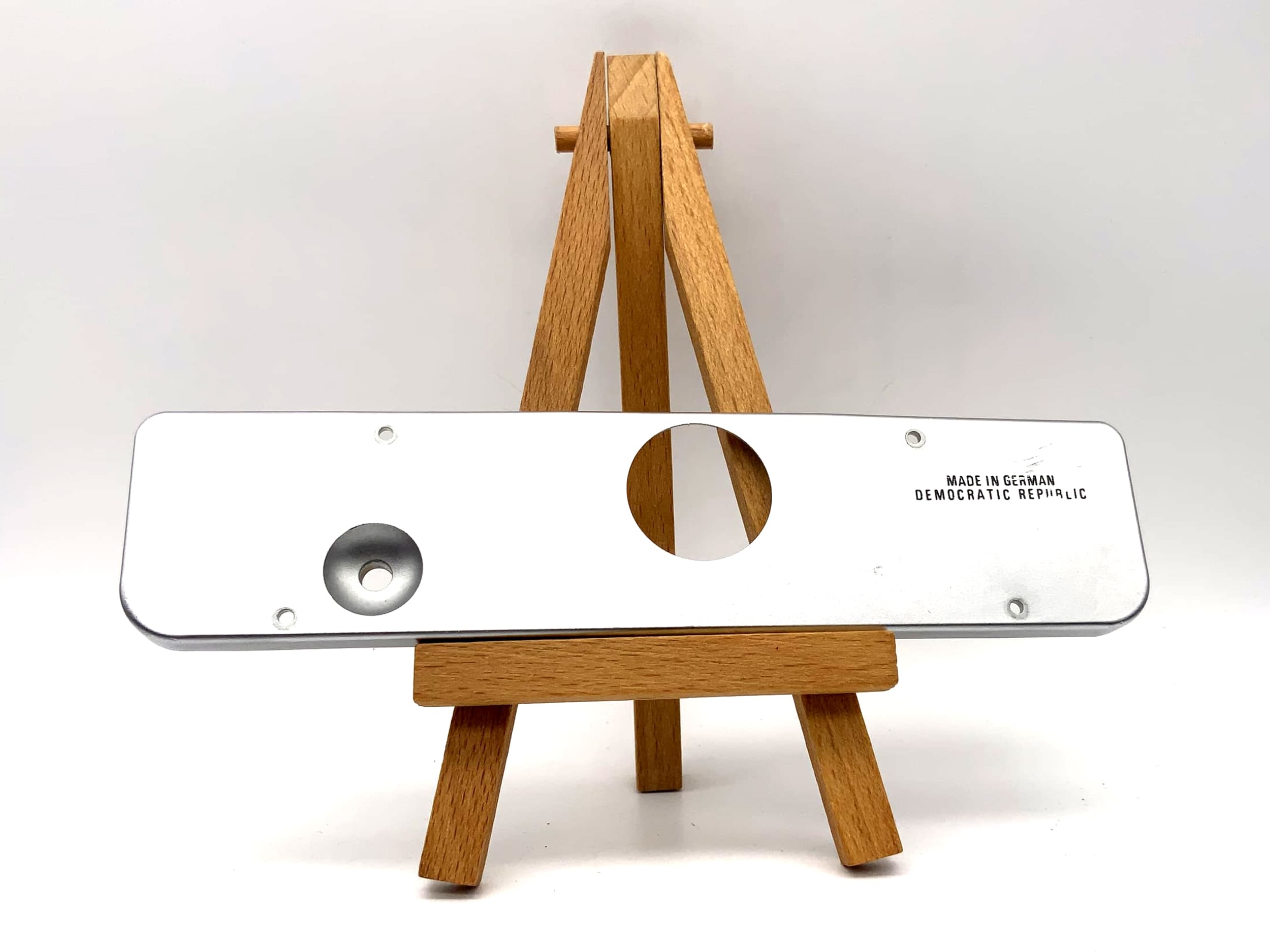 Pentacon Bodenplatte Praktica MTL 5B silber Base Plate Ersatzteil