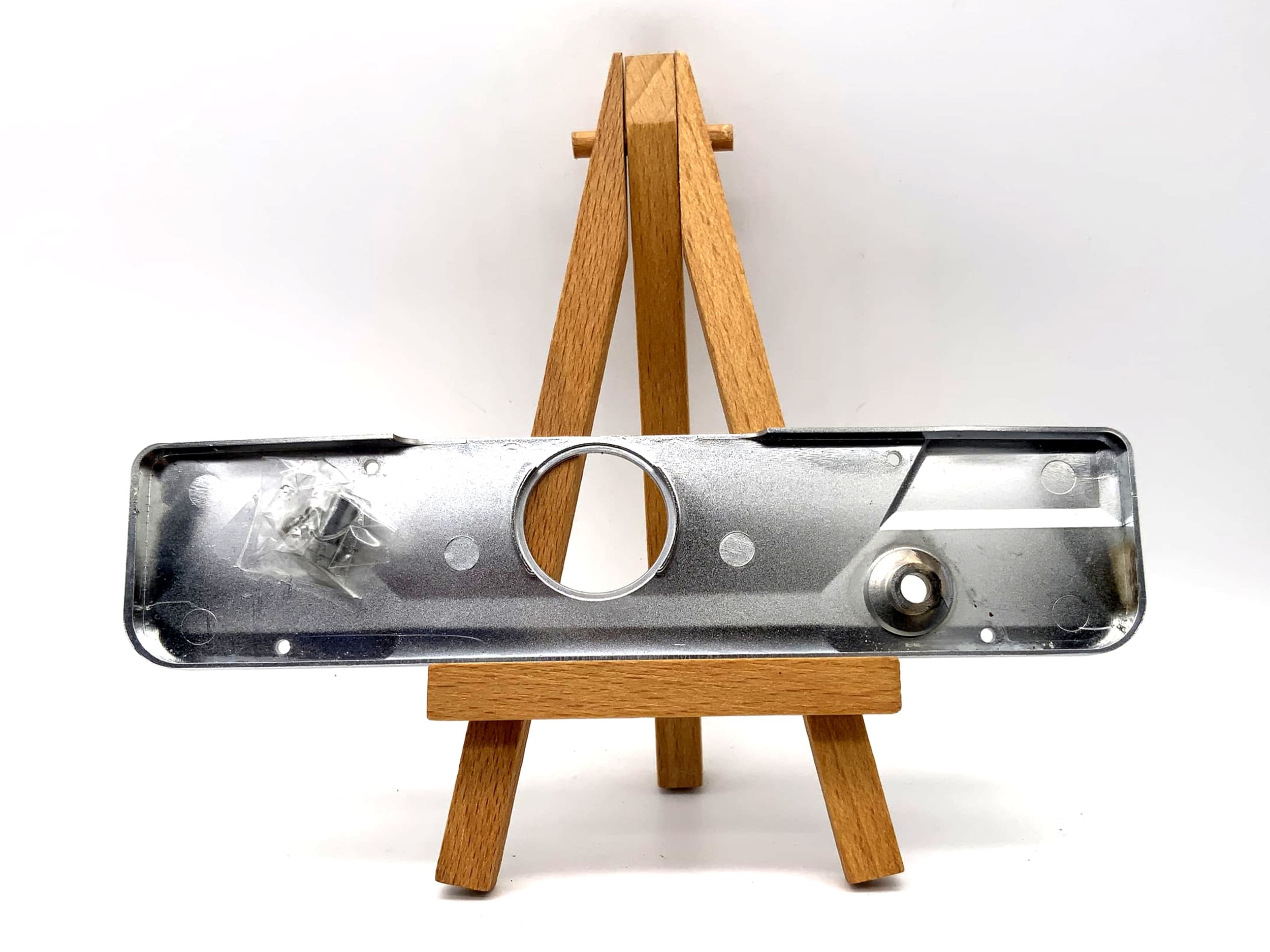 Pentacon Bodenplatte Praktica MTL 5B silber Base Plate Ersatzteil