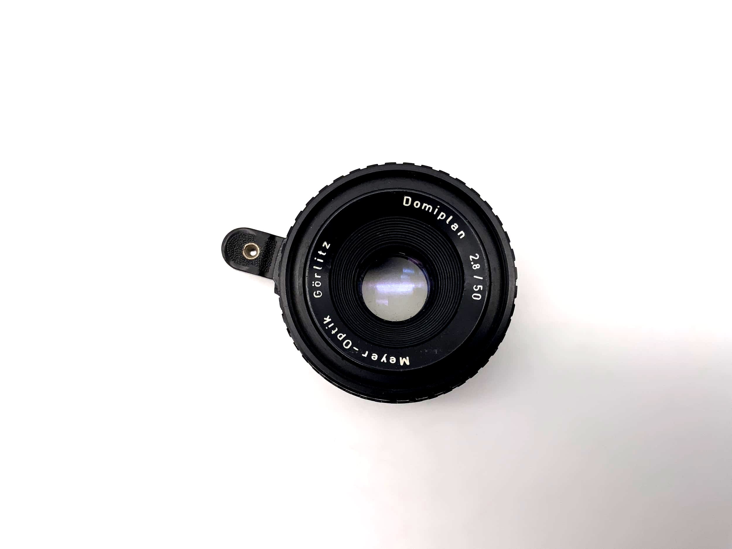 Meyer Optik Görlitz 50mm 1:2,8 Objektiv Domiplan Kamera Camera Lens (Exa)