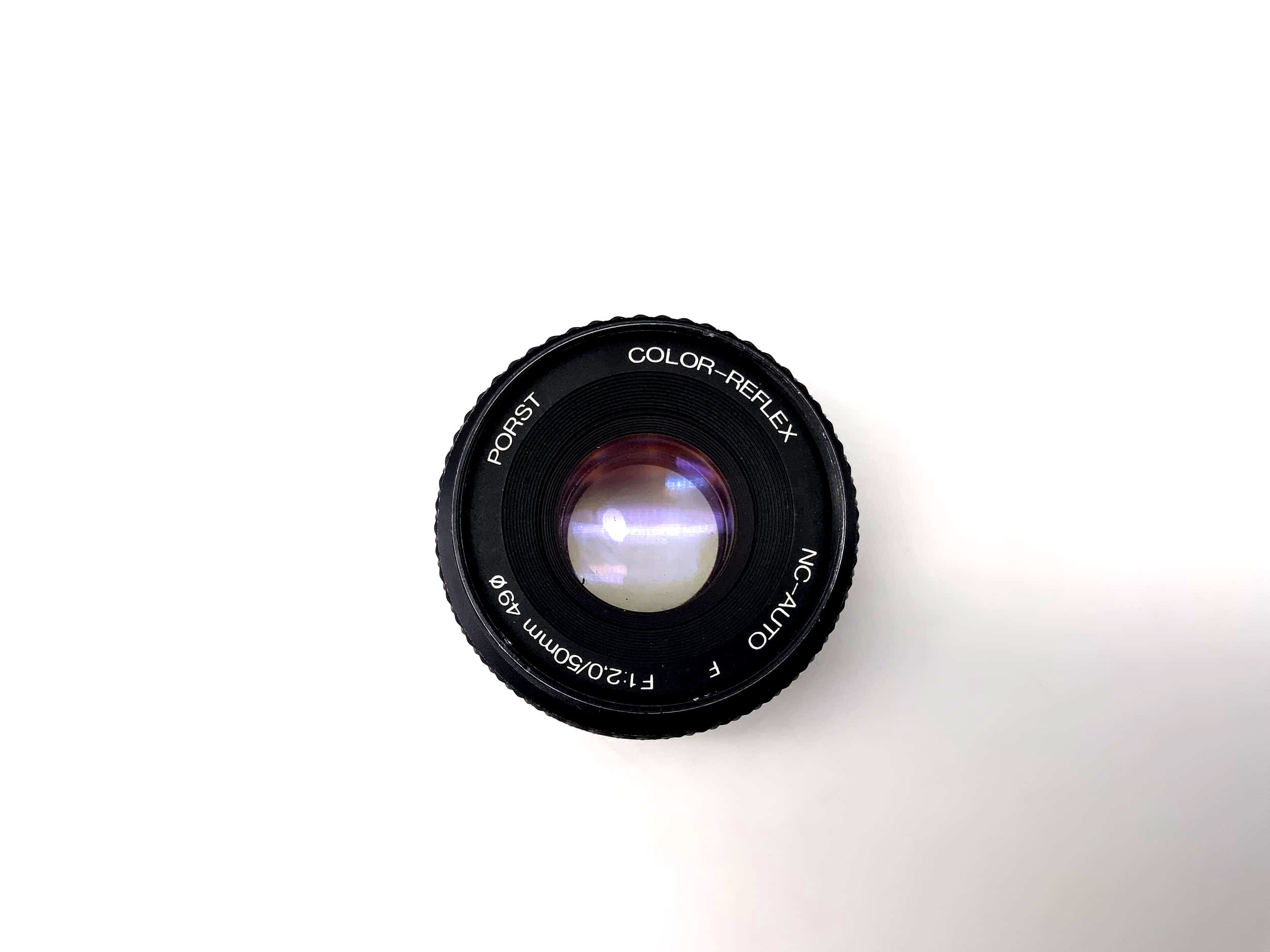 Porst 50mm 1:2,0 Objektiv Color Reflex NC-Auto Kamera Camera Lens (Pentax K)