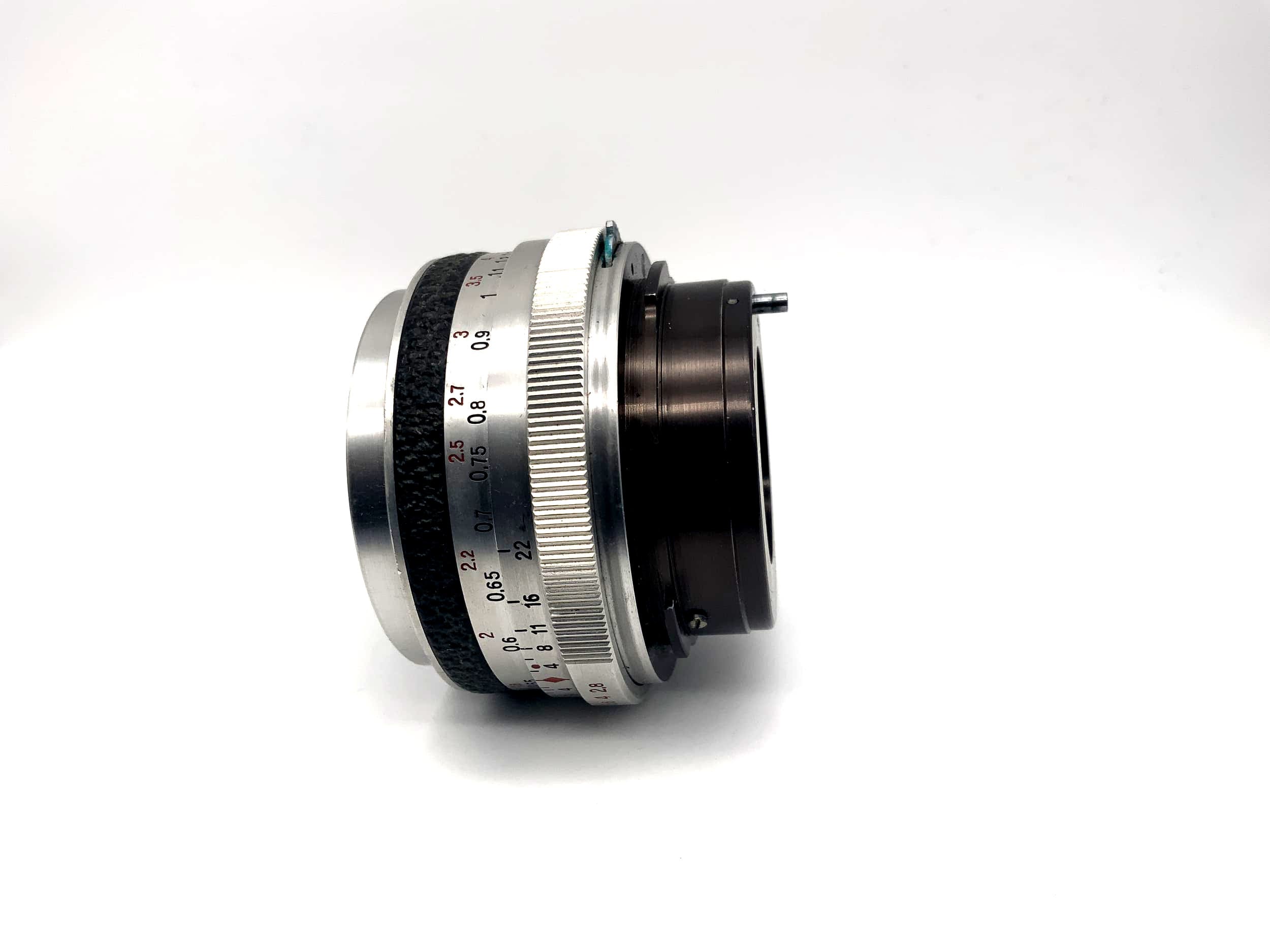 Carl Zeiss 50mm 1:2.8 Objektiv Tessar aus Jena Kamera Lens (Praktina)