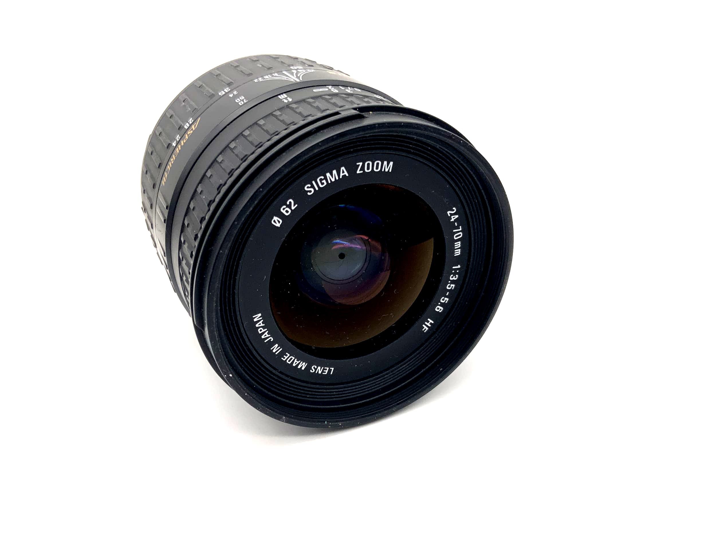 Sigma 24-70mm 1:3.5-5.6 HF Objektiv Zoom Aspherical Kamera Lens (Nikon AF)
