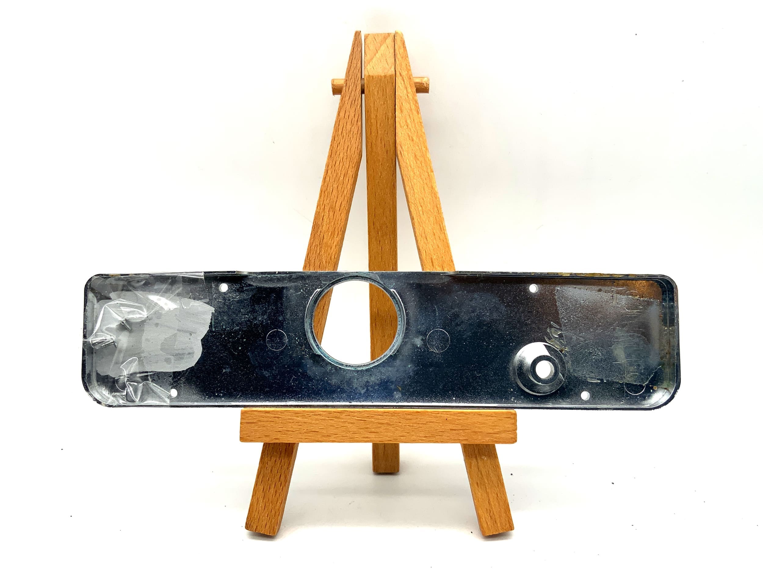 Pentacon Praktica LTL Bodenplatte silber Base Plate Ersatzteil