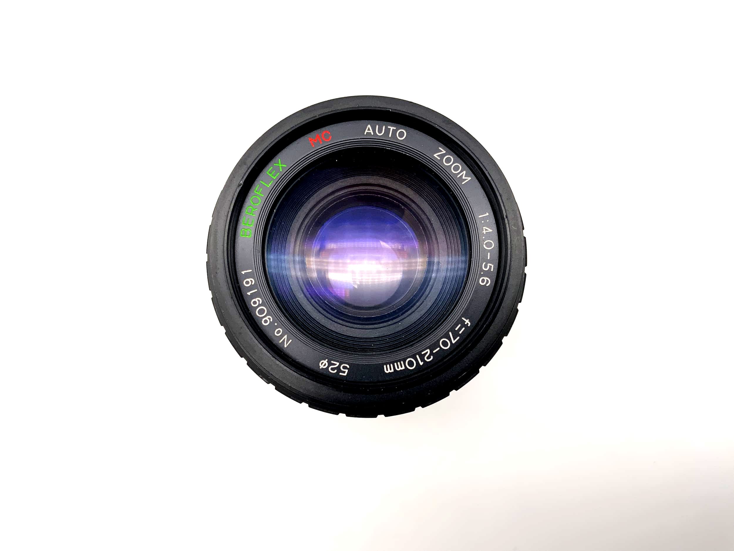 Beroflex 70-210mm 1:4,0-5,6 Objektiv Multi Coating Auto Zoom Lens (Praktica B)