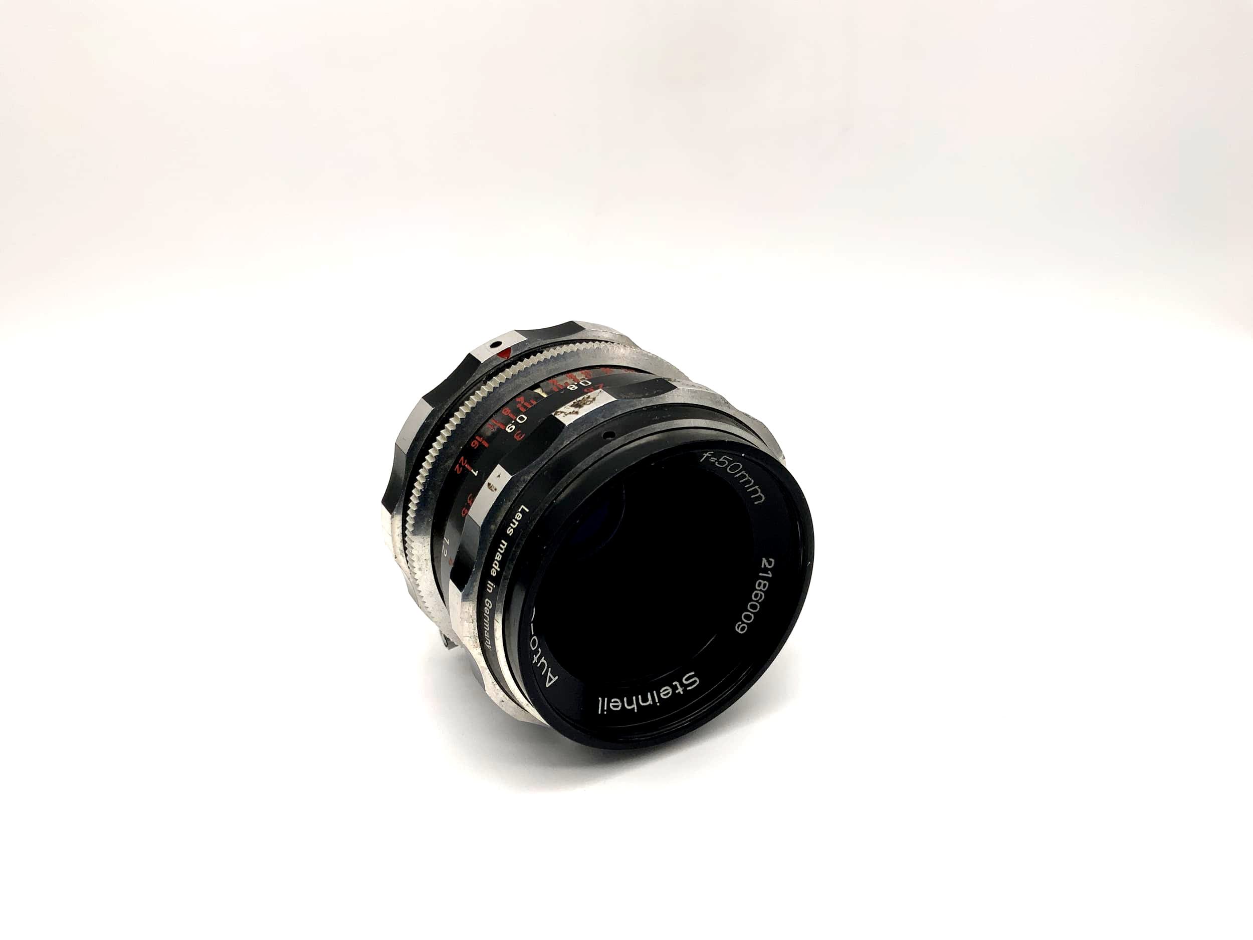 Steinheil 50mm 1:2.8 Objektiv Auto-Cassaron Zebra Kamera Camera Lens (M42)