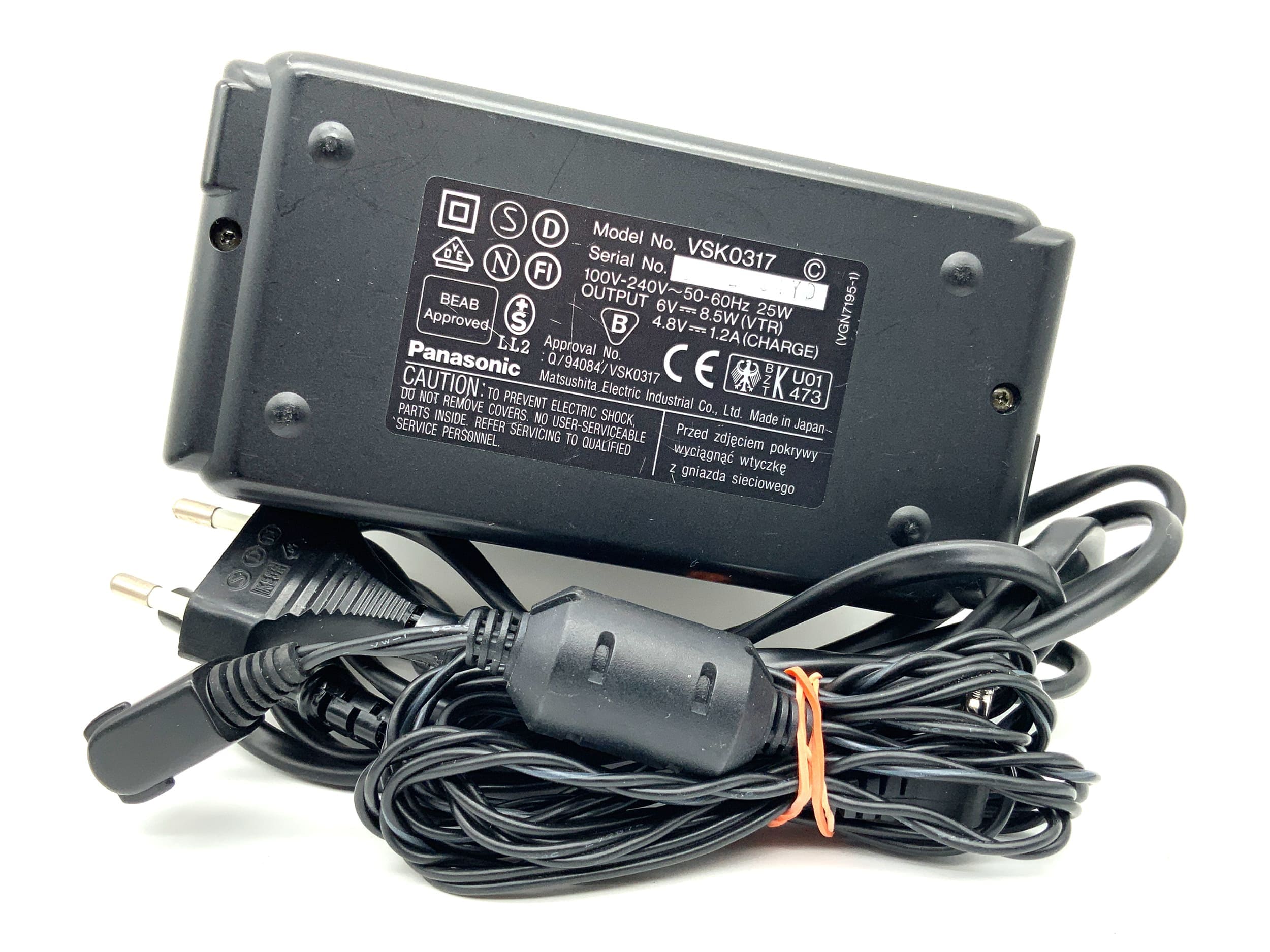Panasonic VSK0317 Ladegerät VW-VBS20E Battery Charger Power Adaptor