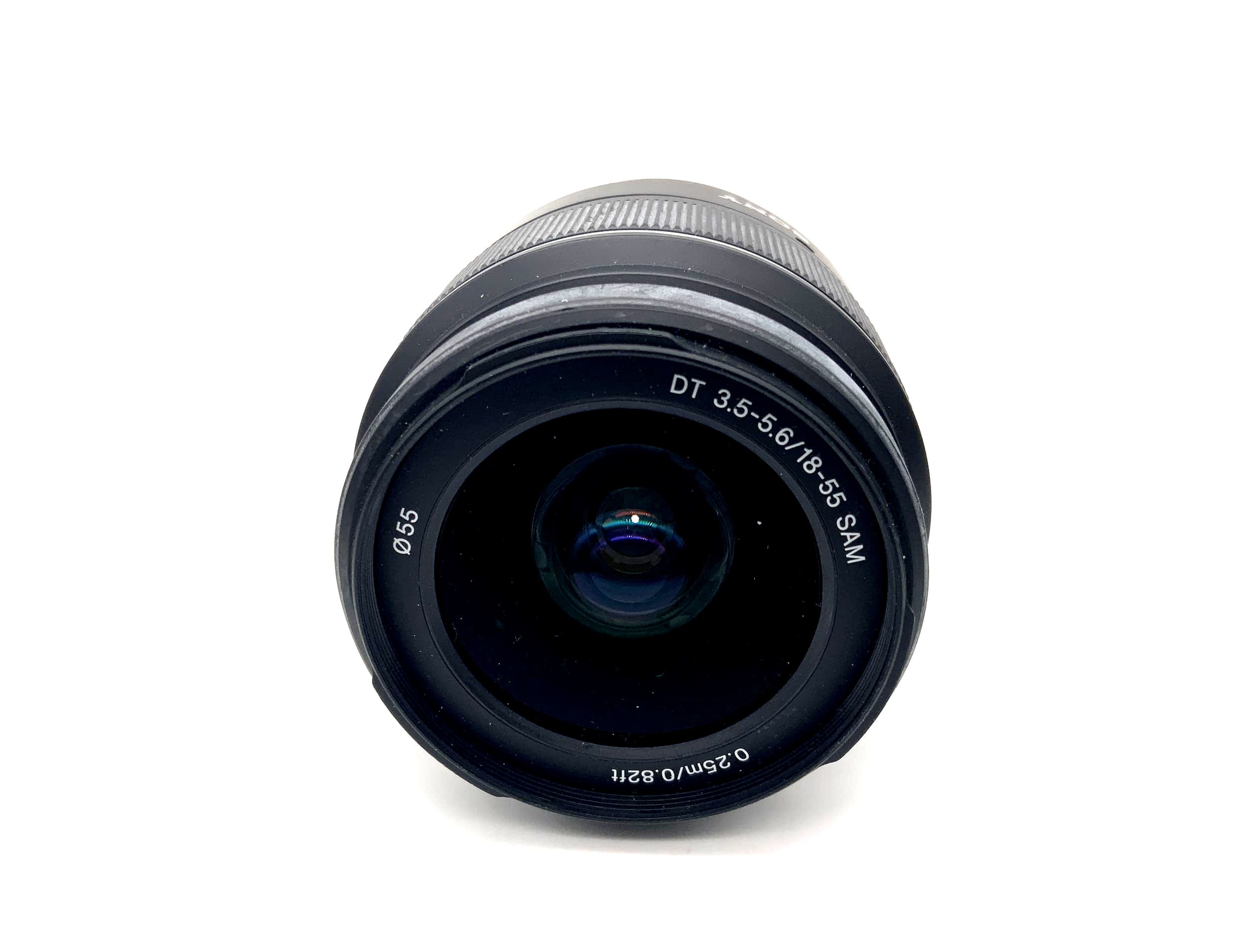 Sony 18-55mm 1:3.5-5.6 Objektiv DT SAM 0.25m/0.82ft N50 (Minolta AF/Sony A)