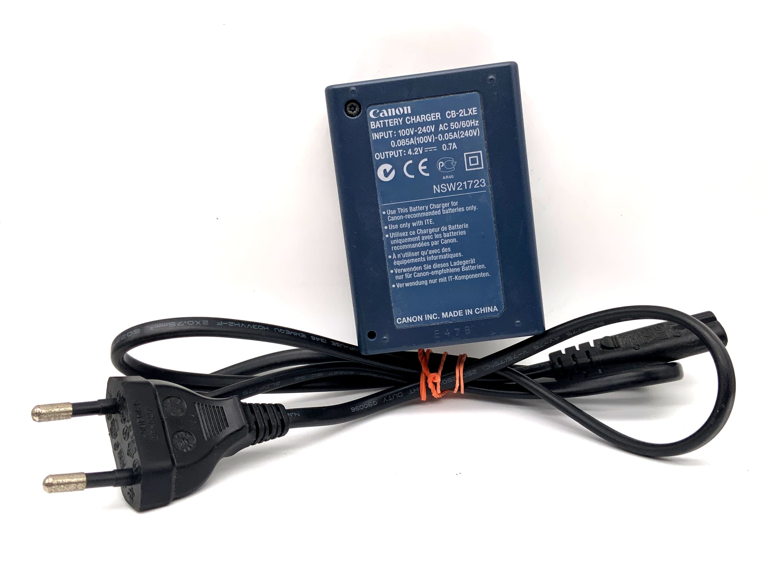 Canon CB-2LXE Ladegerät NB‑5L Battery Charger Power Adaptor