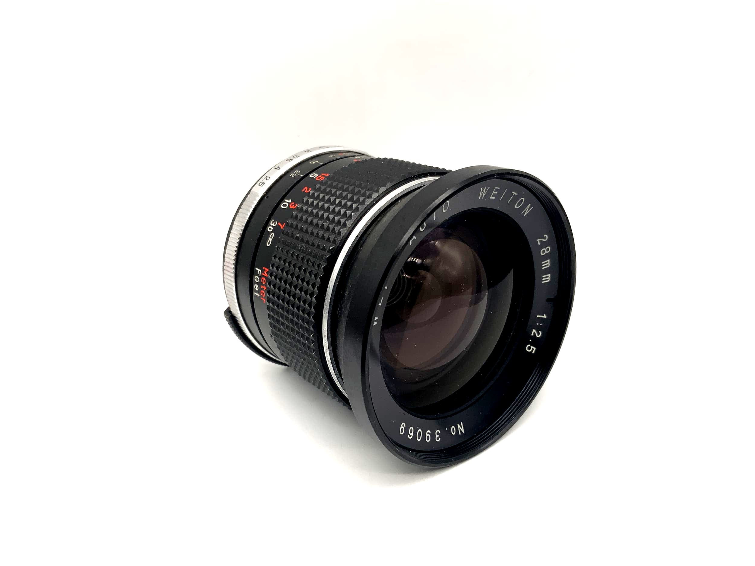 WEP 28mm 1:2.5 Objektiv Auto Weiton Kamera Camera Lens (M42)