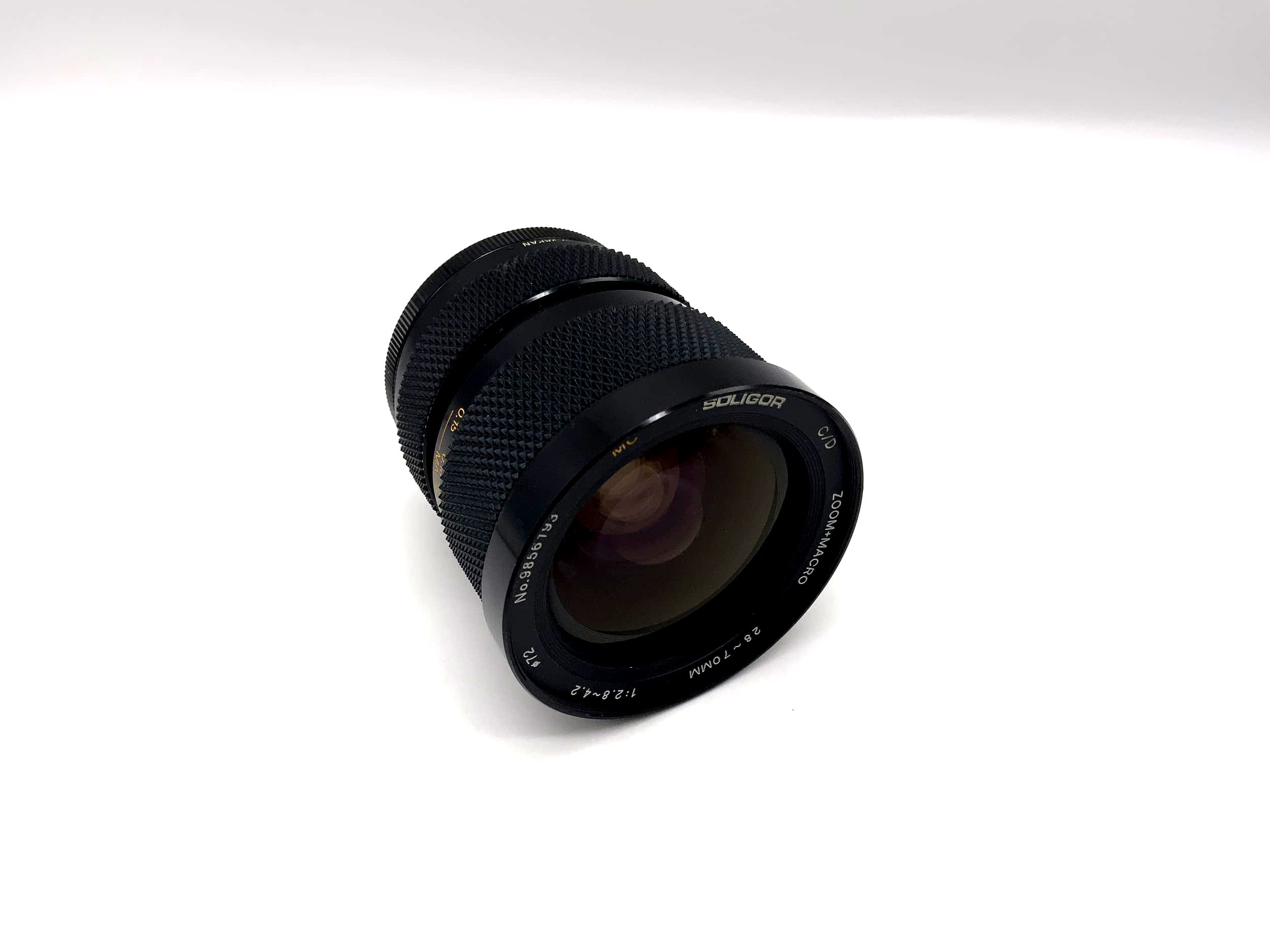 Soligor 28-70mm 1:2.8-4.2 Objektiv C/D Zoom + Macro MC Kamera Lens (Olympus OM)