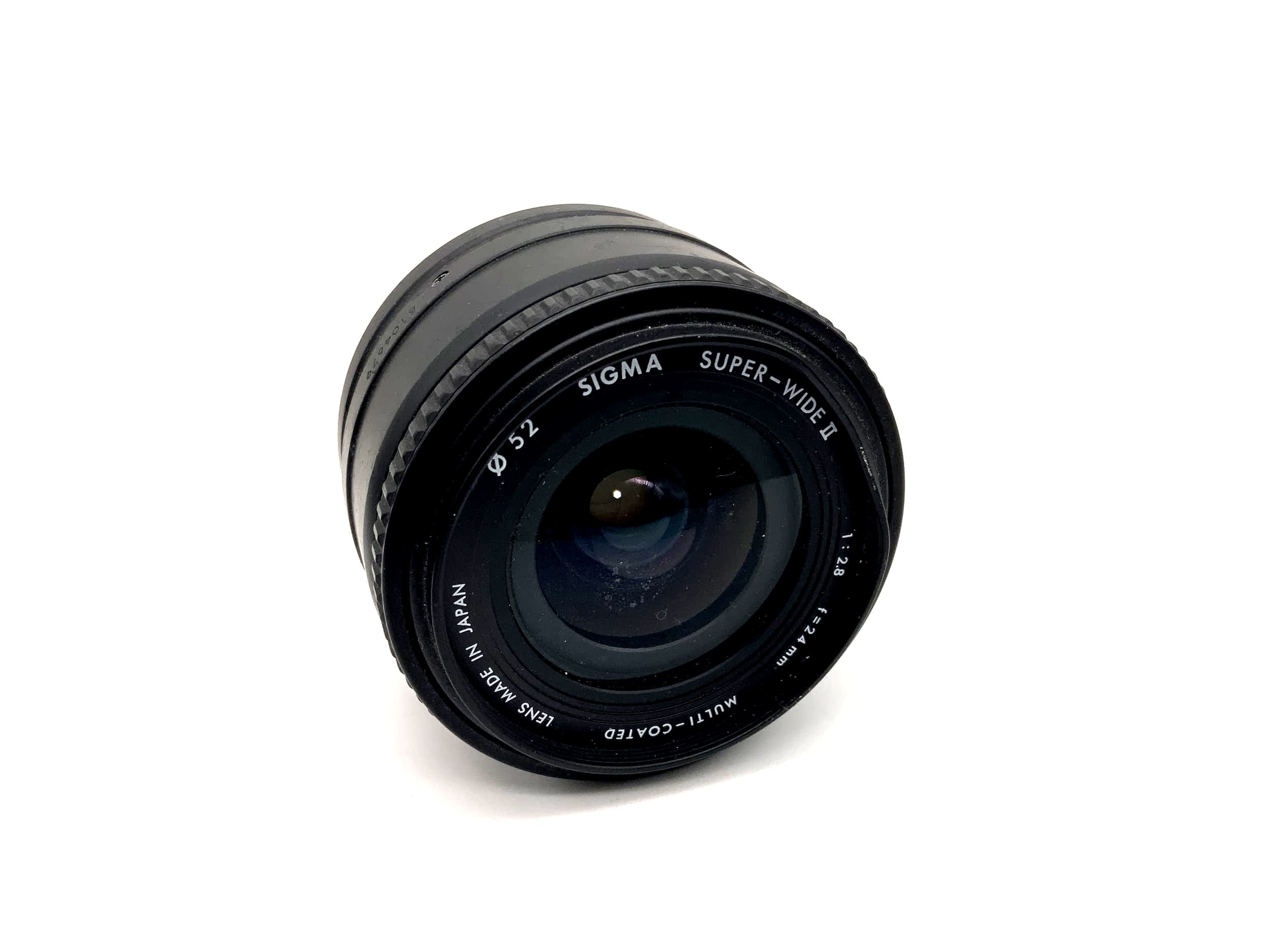 Sigma 24mm 1:2.8 Objektiv Super-Wide II MC AF Kamera Lens (Minolta AF/Sony A)