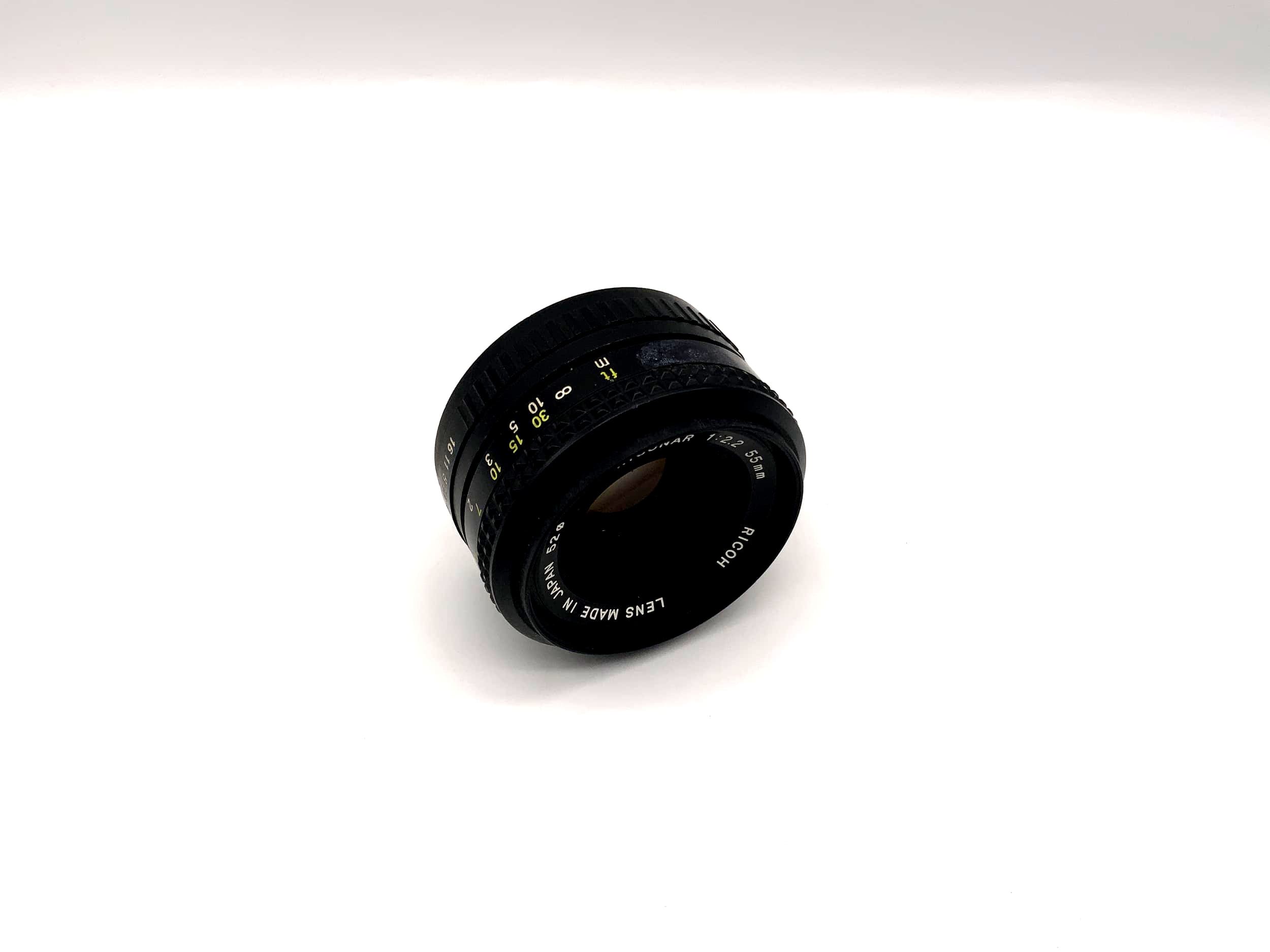 Ricoh 55mm 1:2.2 Objektiv Riconar Kamera Camera Lens (Pentax K)