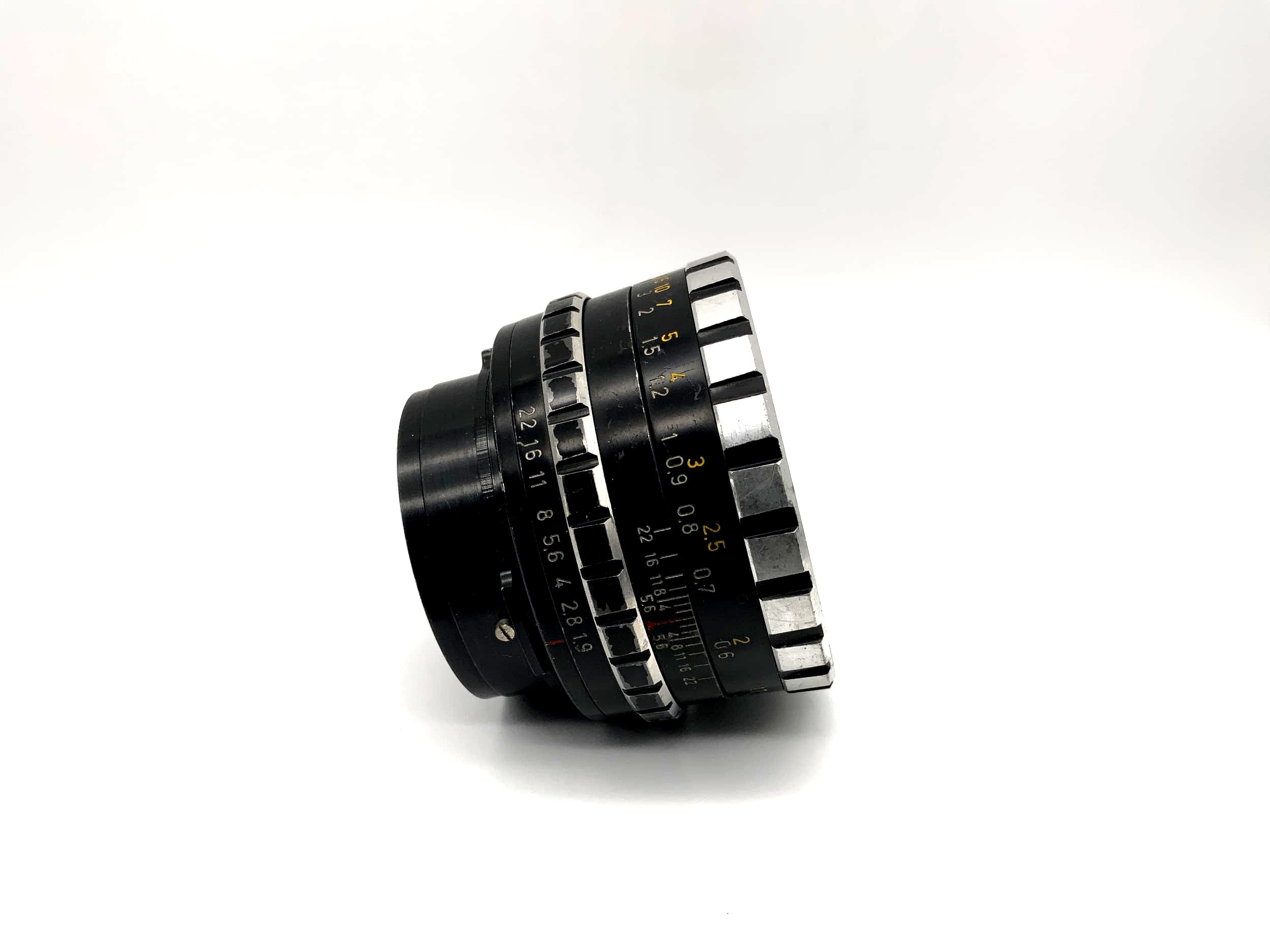 Isco Göttingen 50mm 1:1.9 Objektiv Westromat Zebra Kamera Camera Lens (Praktina)