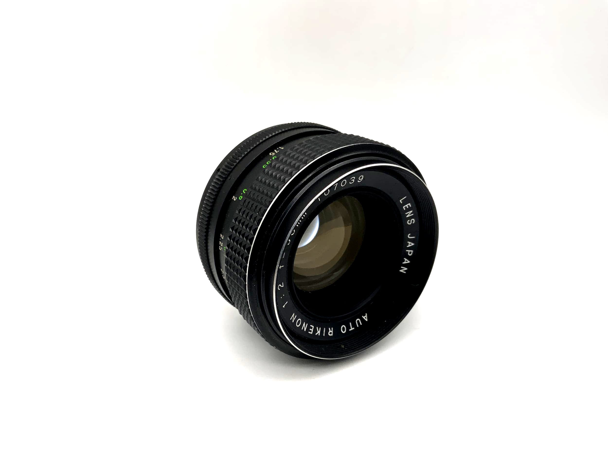 Rikenon 50mm 1:2 Objektiv Auto Kamera Camera Lens (M42)