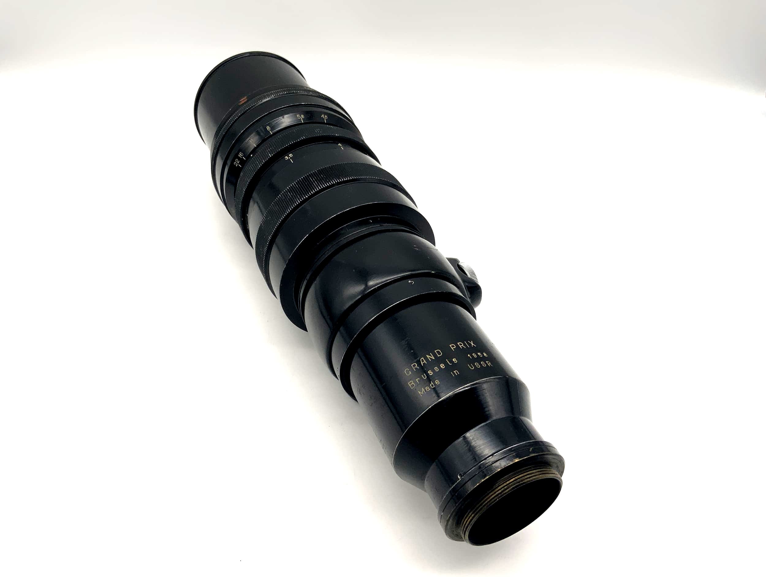 KMZ 300mm 1:4.5 Objektiv Tair-3 grand Prix Brussels für Leica Kamera Lens (M39)