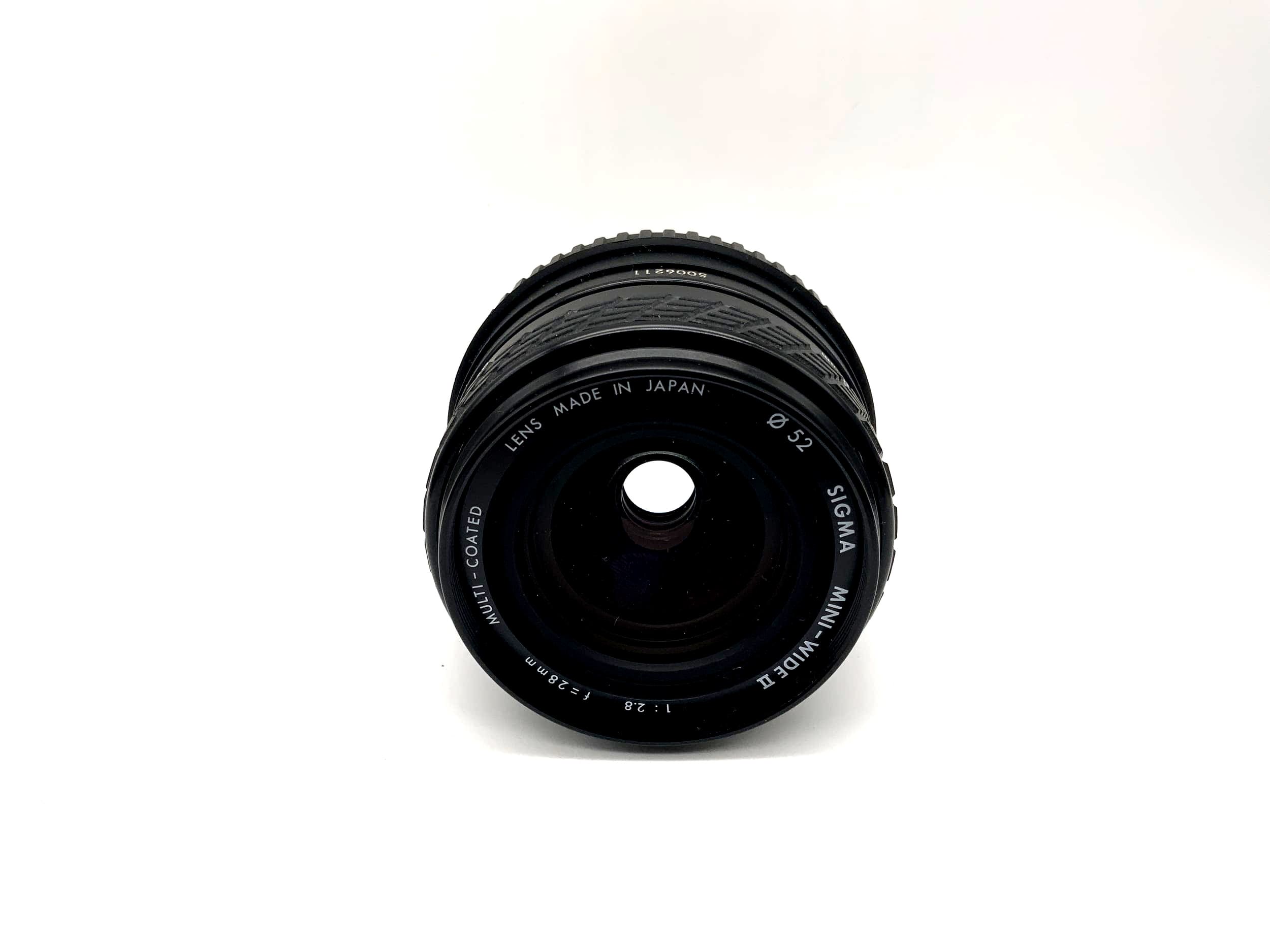 Sigma 28mm 1:2.8 Objektiv Mini Wide II Multi Coated MC Kamera Lens (Pentax K)