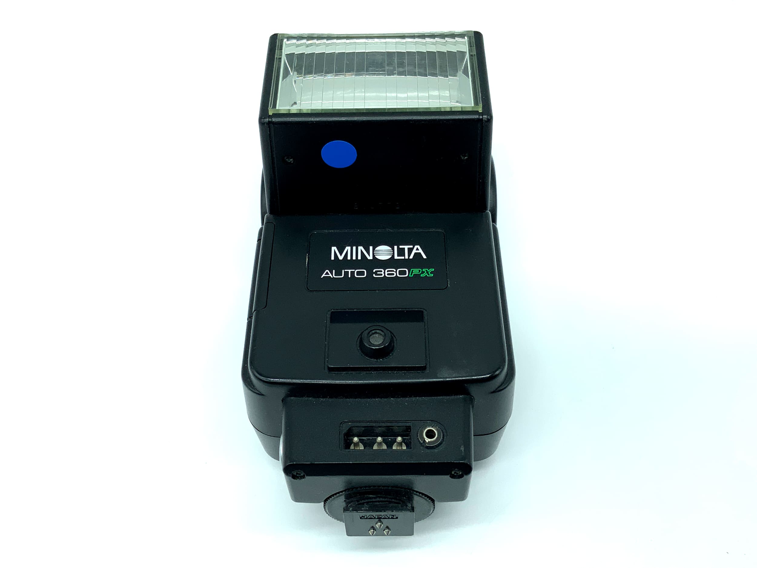 Minolta Auto 360PX Blitzgerät Kamera Blitz Aufsteckblitz Flash Licht
