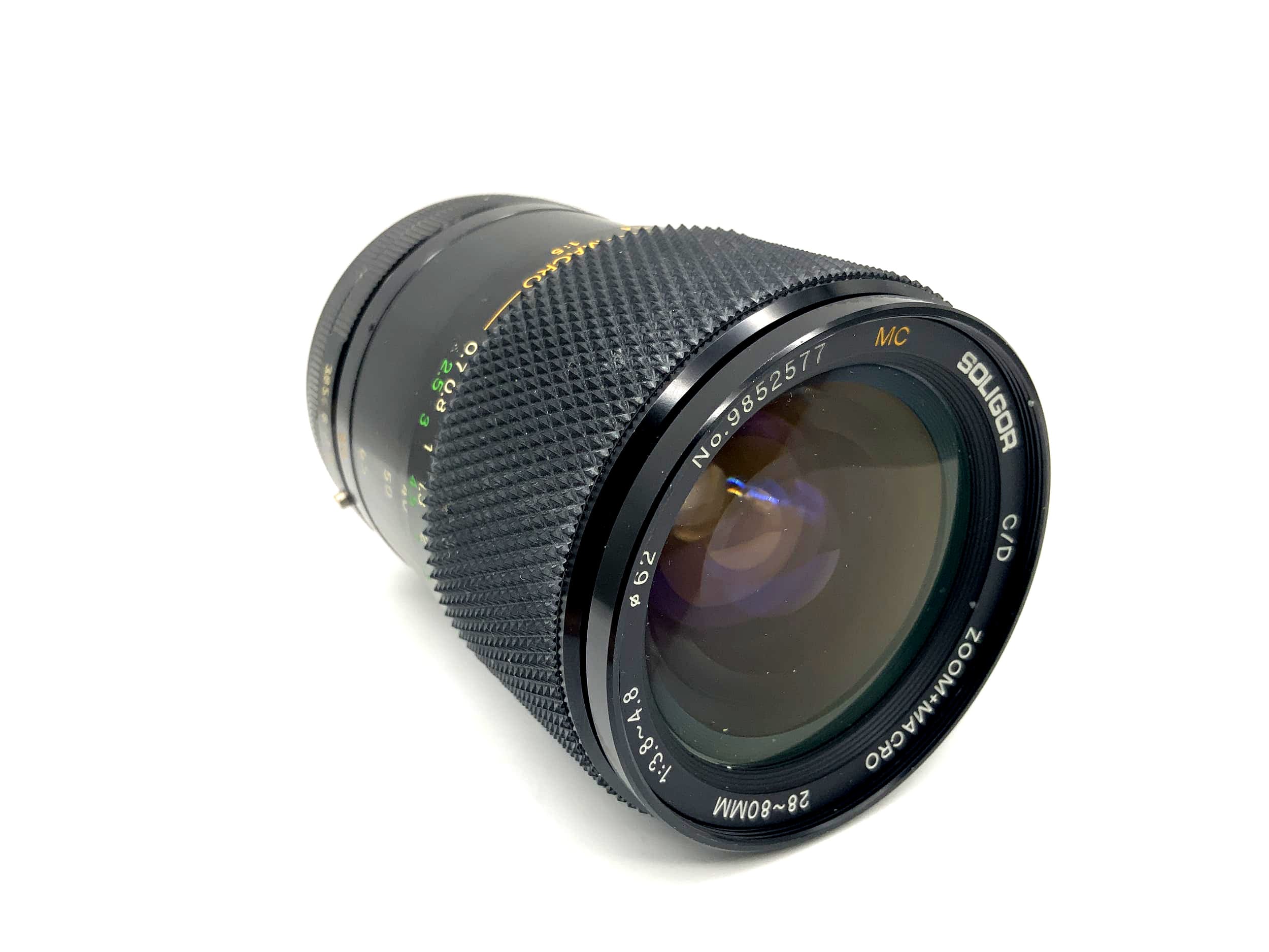 Soligor 28-80mm 1:3.8-4.8 Objektiv MC C/D Zoom+Macro Kamera Lens (Canon FD)
