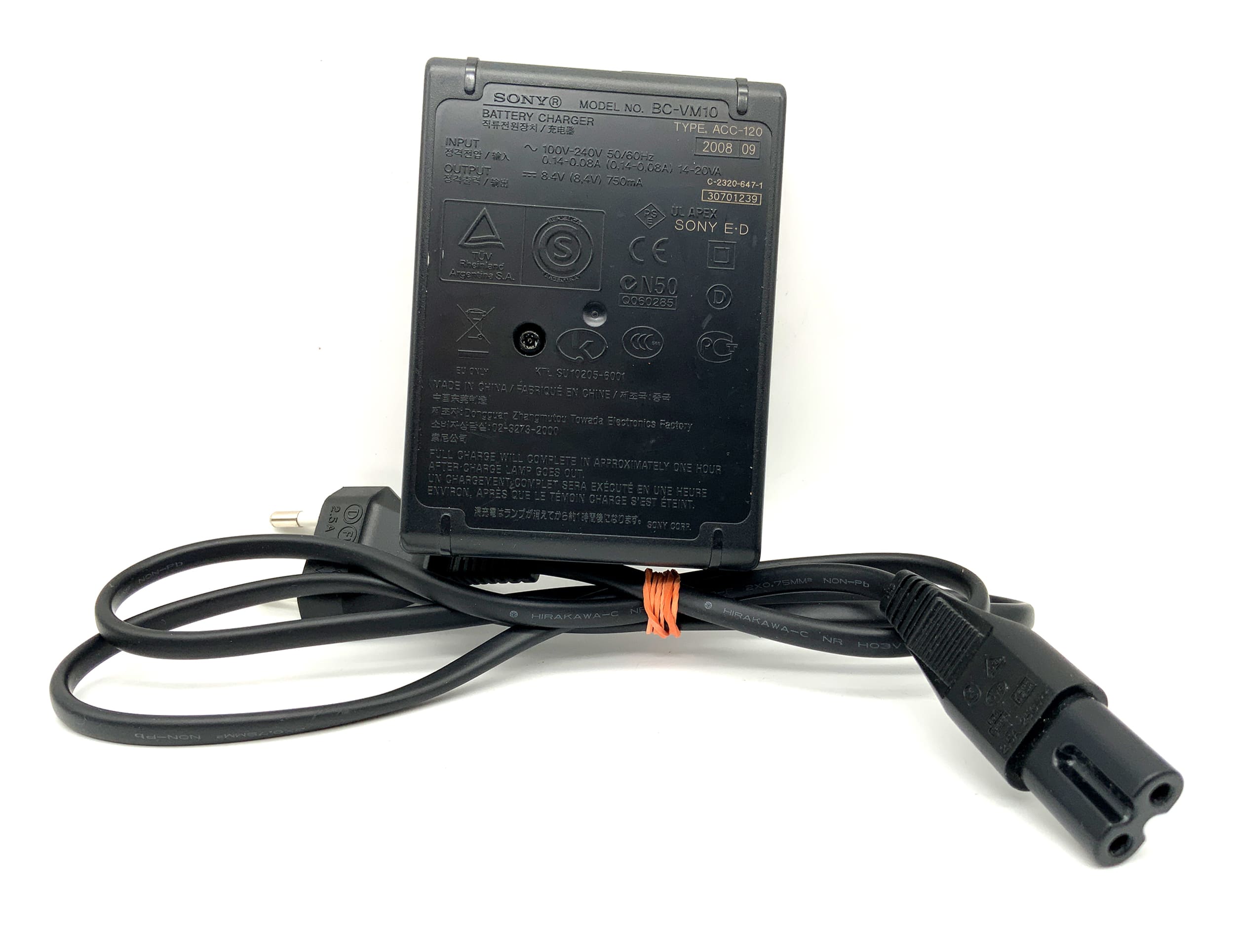 Sony BC-VM10 Ladegerät NP-FM500H Battery Charger Power Adaptor
