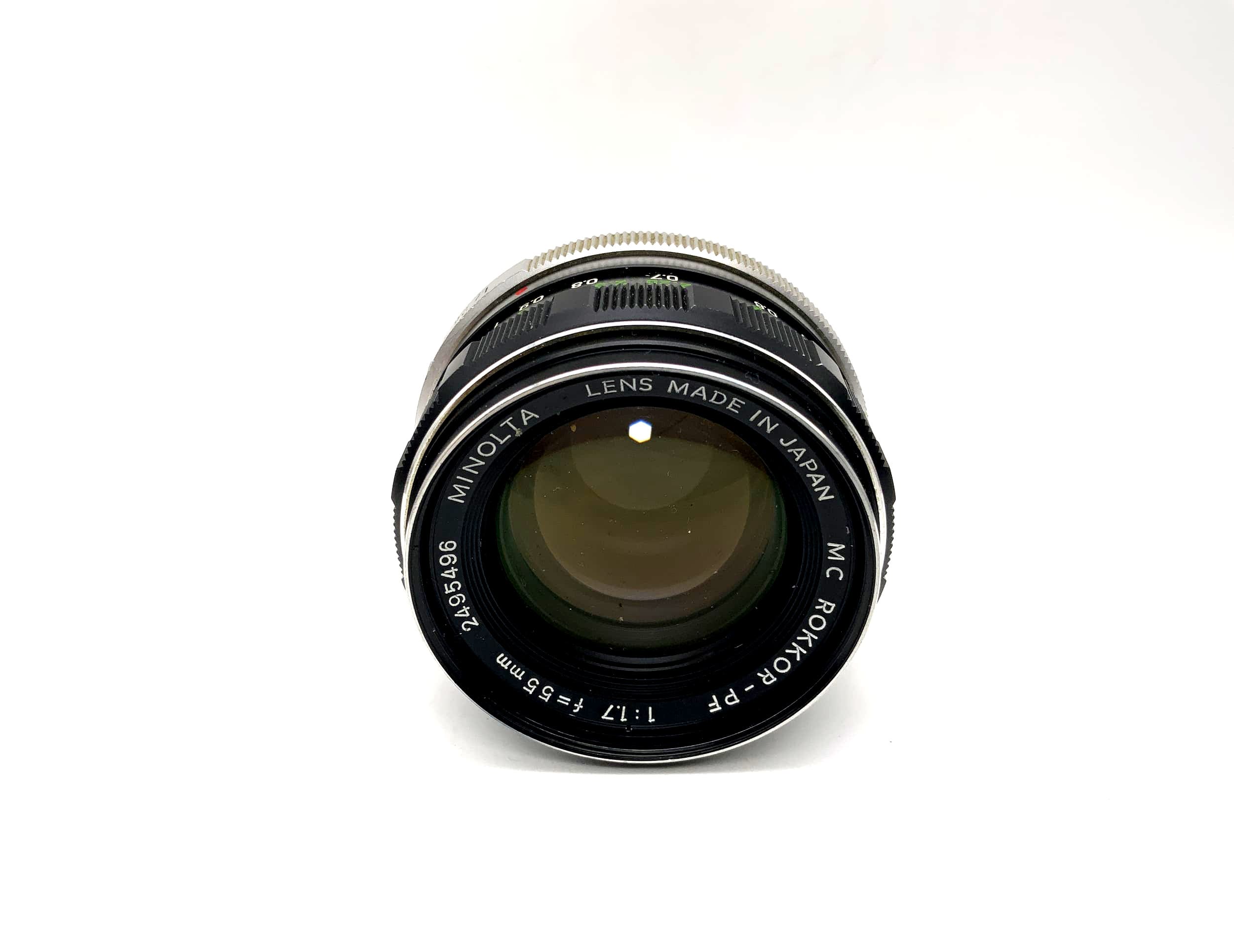 Minolta 55mm 1:1.7 Objektiv MC Rokkor-PF Kamera Camera Lens (Minolta MD)