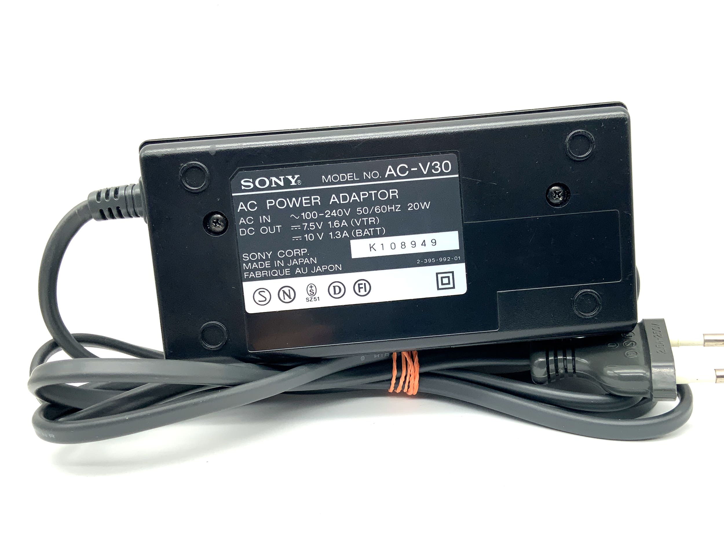 Sony AC-V30 Ladegerät NP-55|NP-77 Battery Charger Power Adaptor
