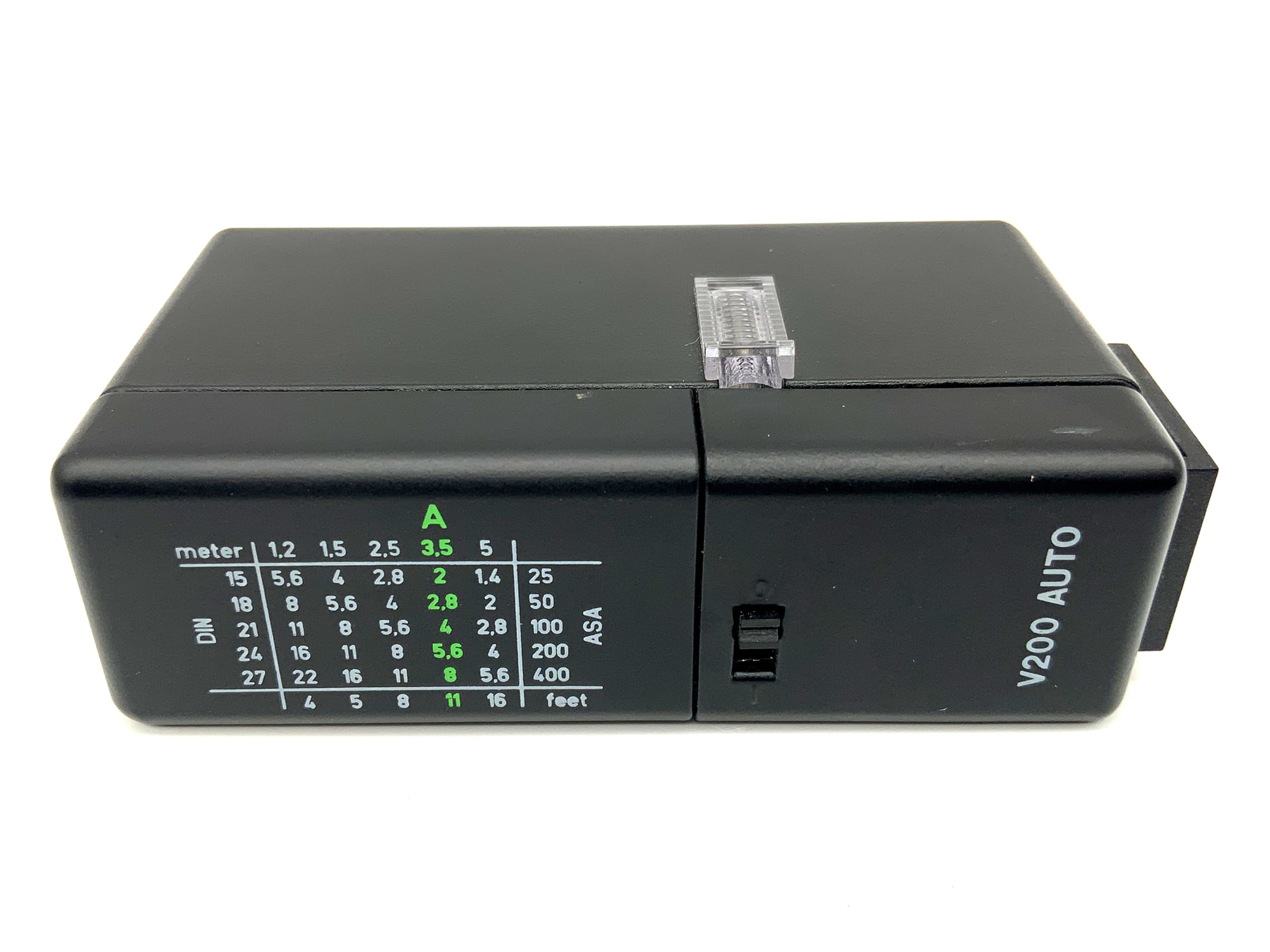 Voigtländer V200 Auto Blitzgerät universal Mittelkontakt Kamera Blitz Flash