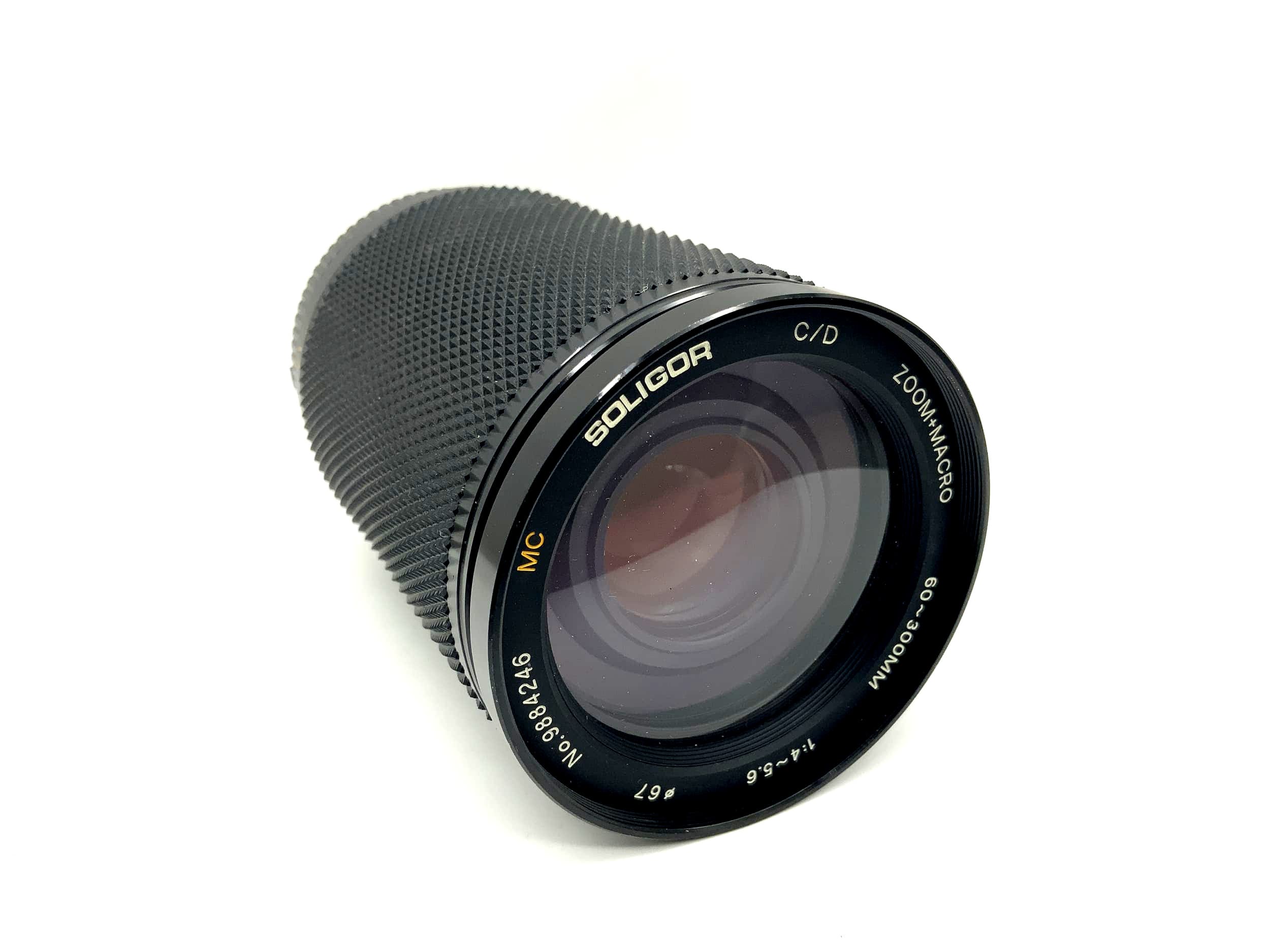 Soligor 60-300mm 1:4-5.6 Objektiv MC C/D Zoom+Macro Kamera Lens (Yashica/Contax)