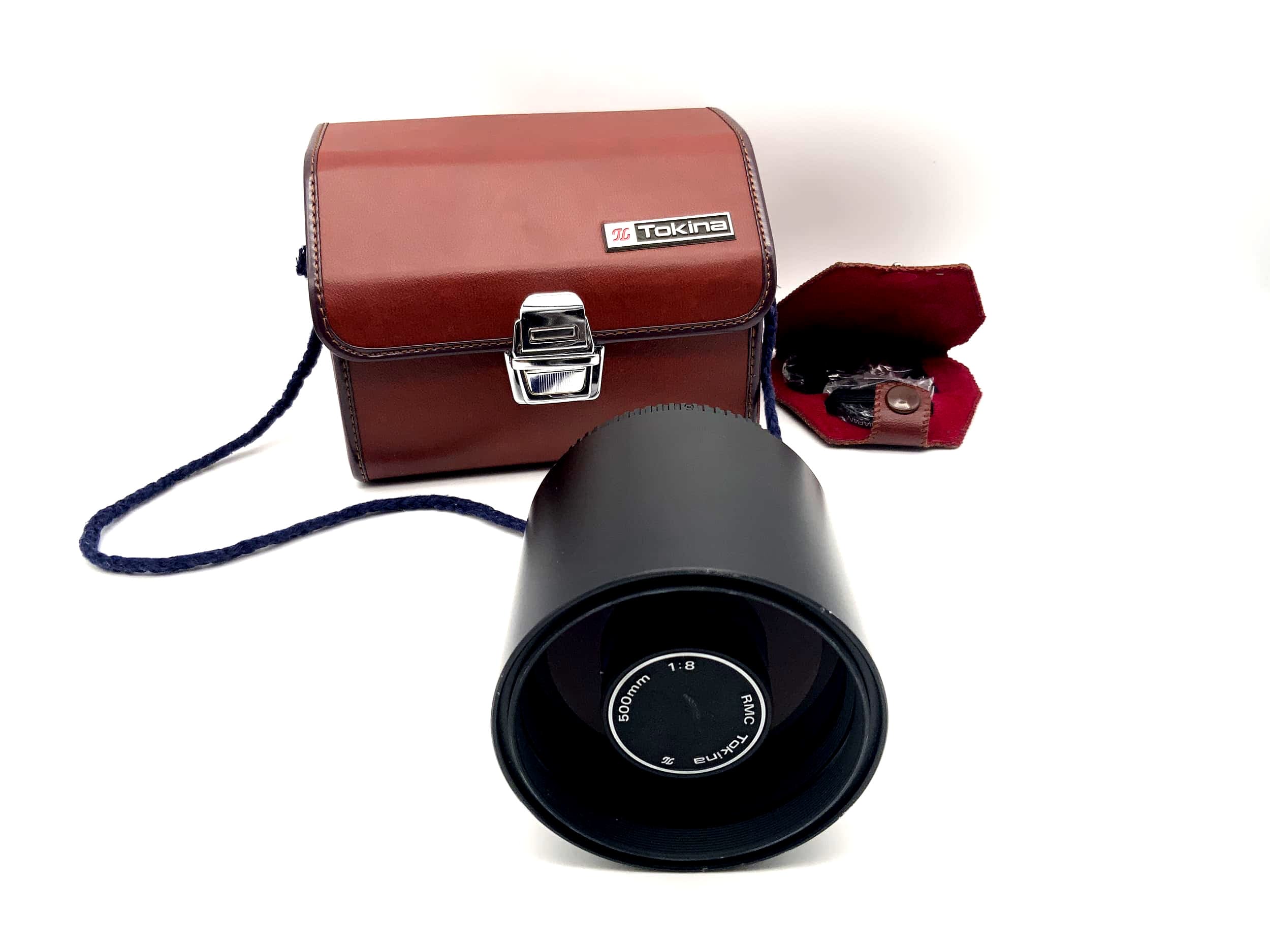 RMC Tokina 500mm 1:8 Spiegelobjektiv Mirror Lens Camera Lens mit OVP (Nikon F)