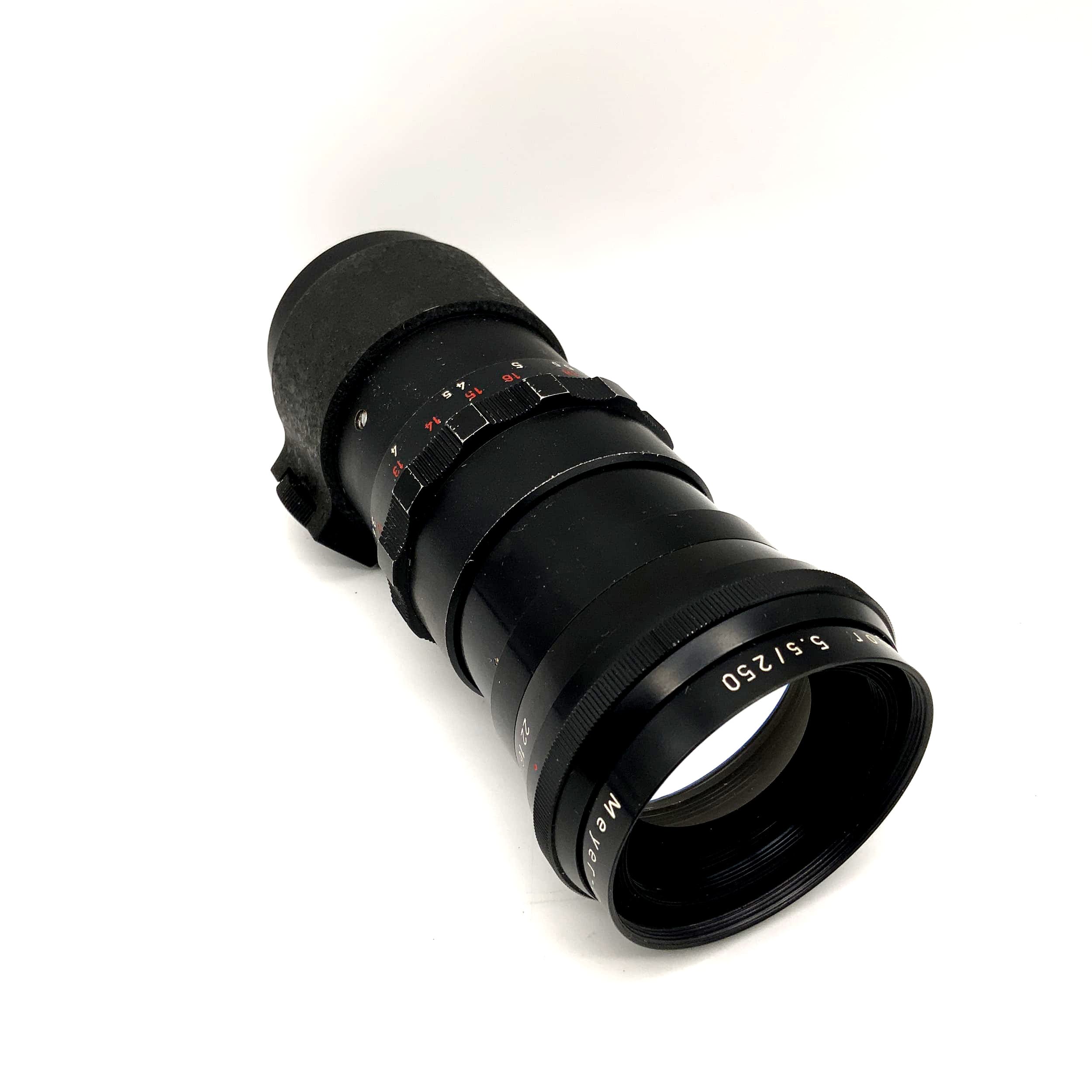 Meyer Optik Görlitz 250mm 1:5.5 Objektiv Telemegor Kamera Camera Lens (M42)