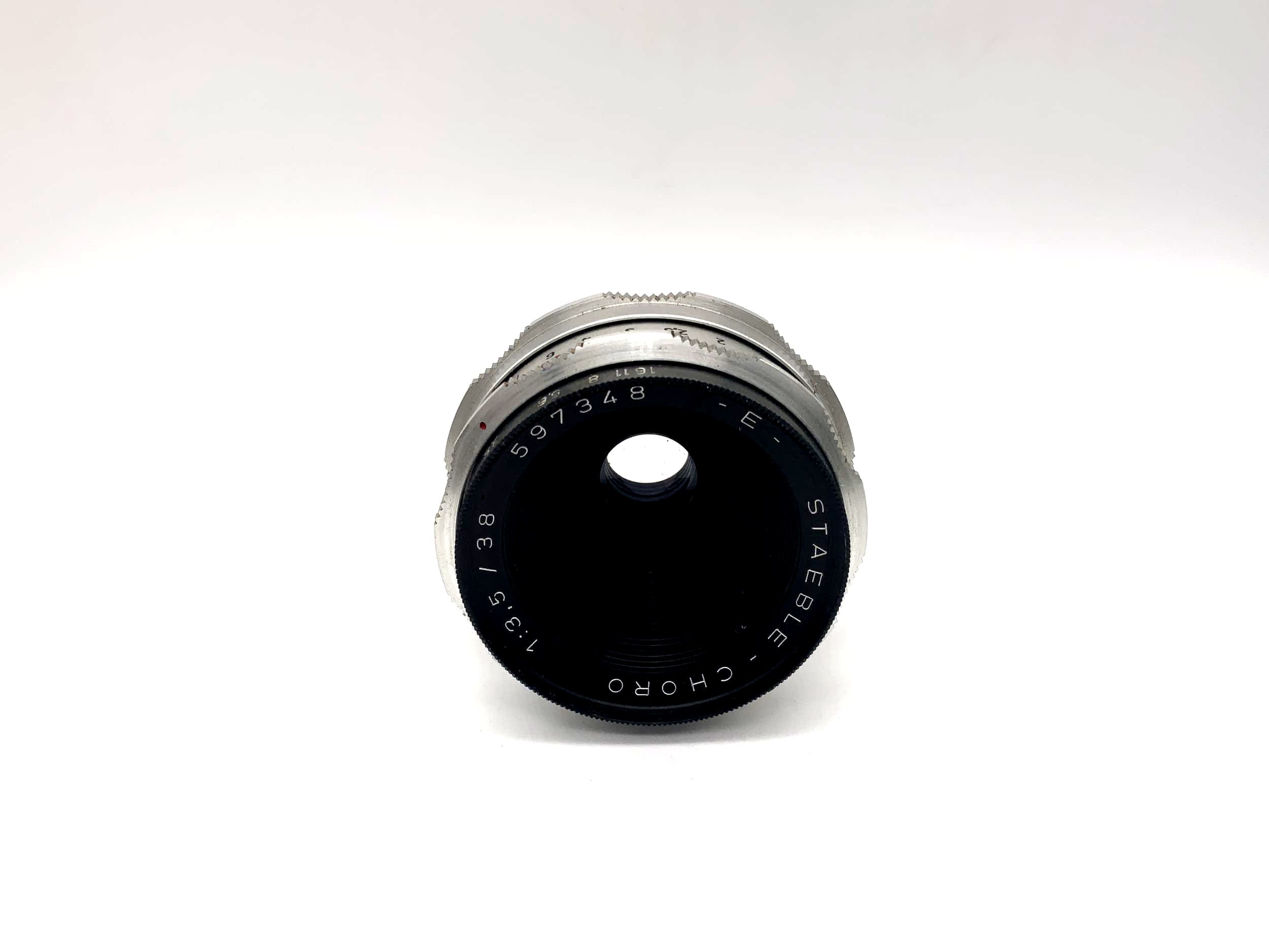Staeble 38mm 1:3.5 Objektiv Choro -E- Kamera Camera Lens (M39 Paxette)