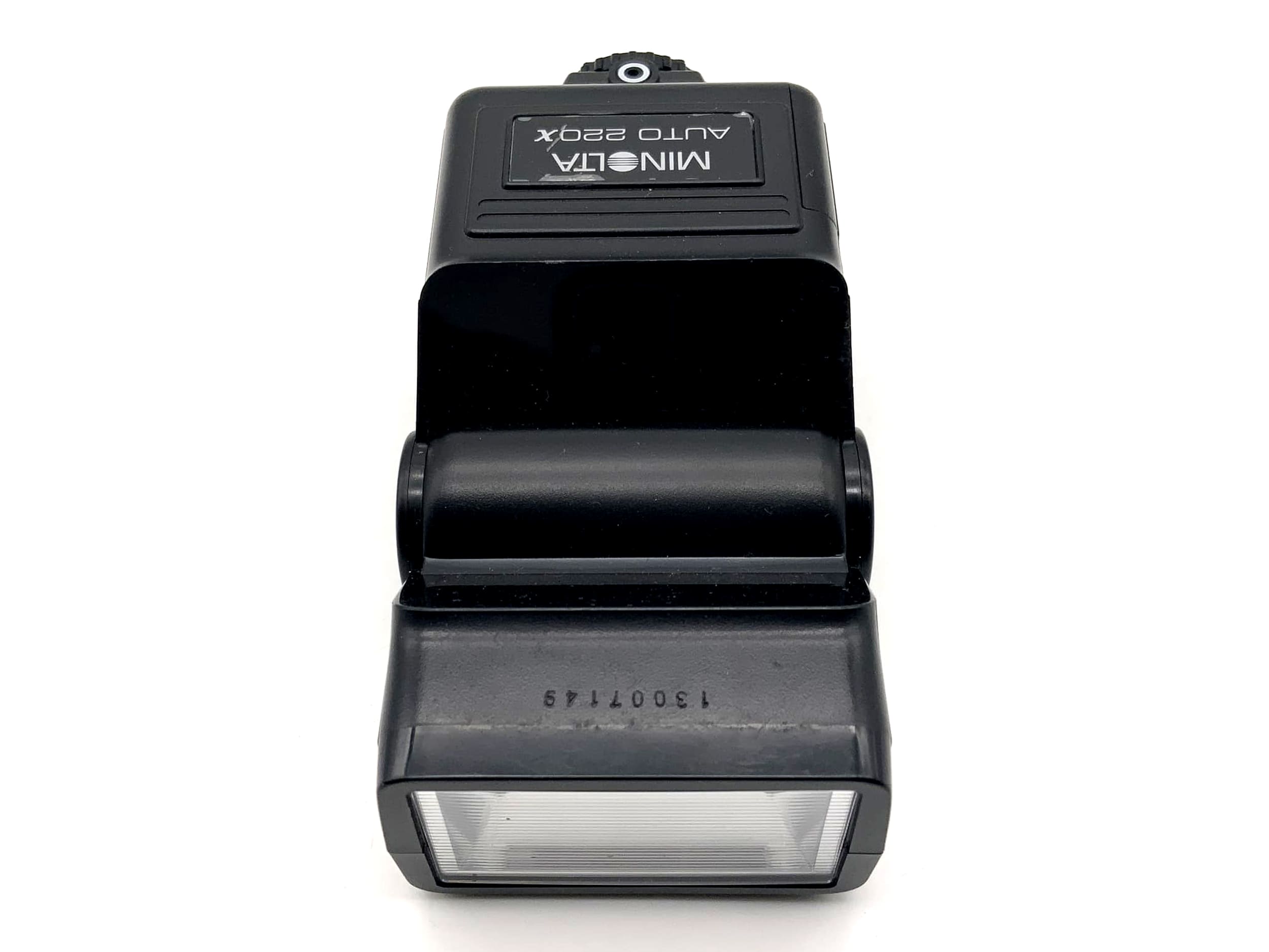 Minolta Auto 220x Kamera Blitz Blitzgerät Aufsteckblitz Flash Licht