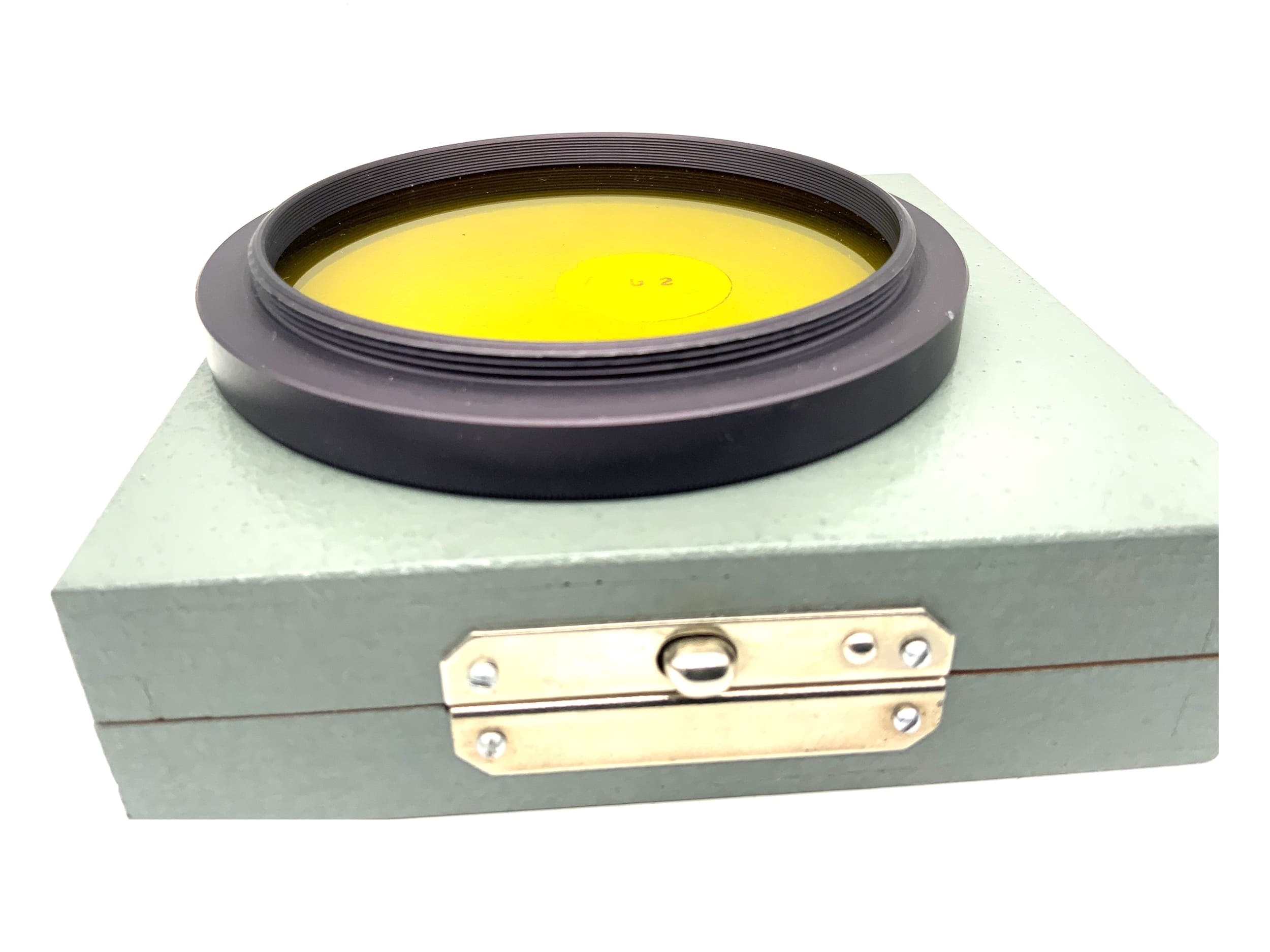 Pentacon Farbfilter Gelb Yellow in OVP Pentacon Six Filter 86mm Kreisförmig