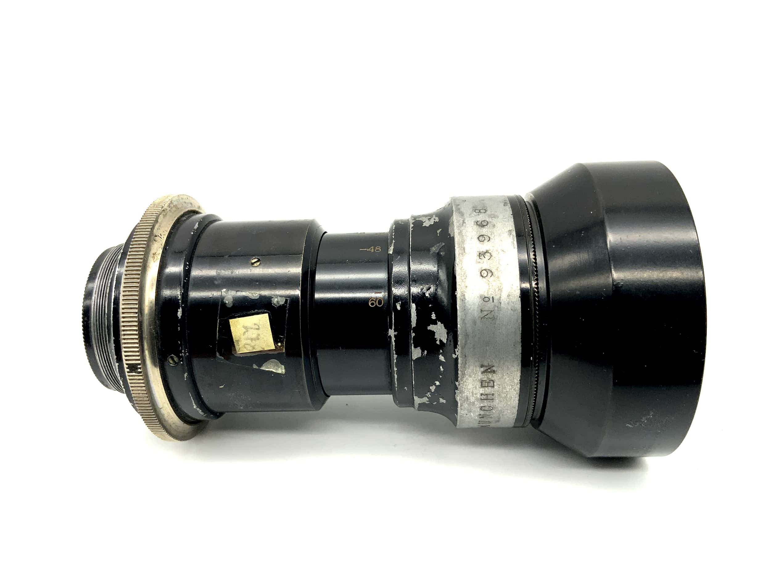 Rietzschel München Teleobjektiv Telinear No.0 Lens (für Plattenkamera 31mm?)