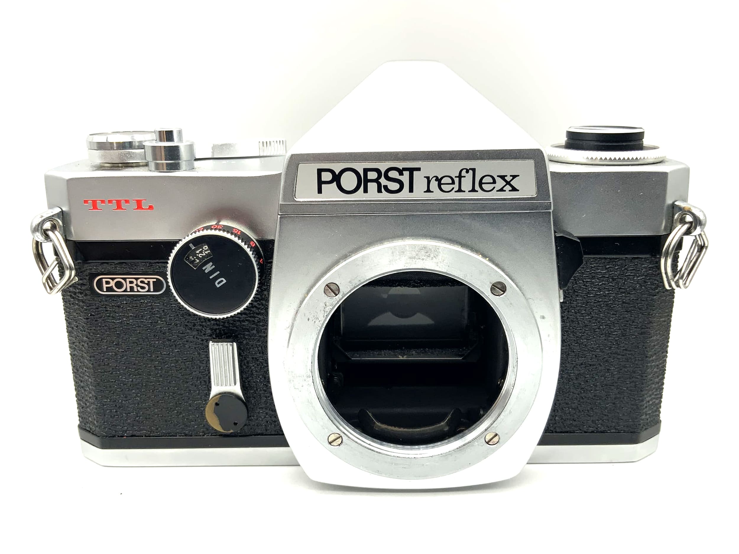 Porst Prost reflex TTL 35mm Spiegelreflexkamera SLR Kamera Body Gehäuse (M42)