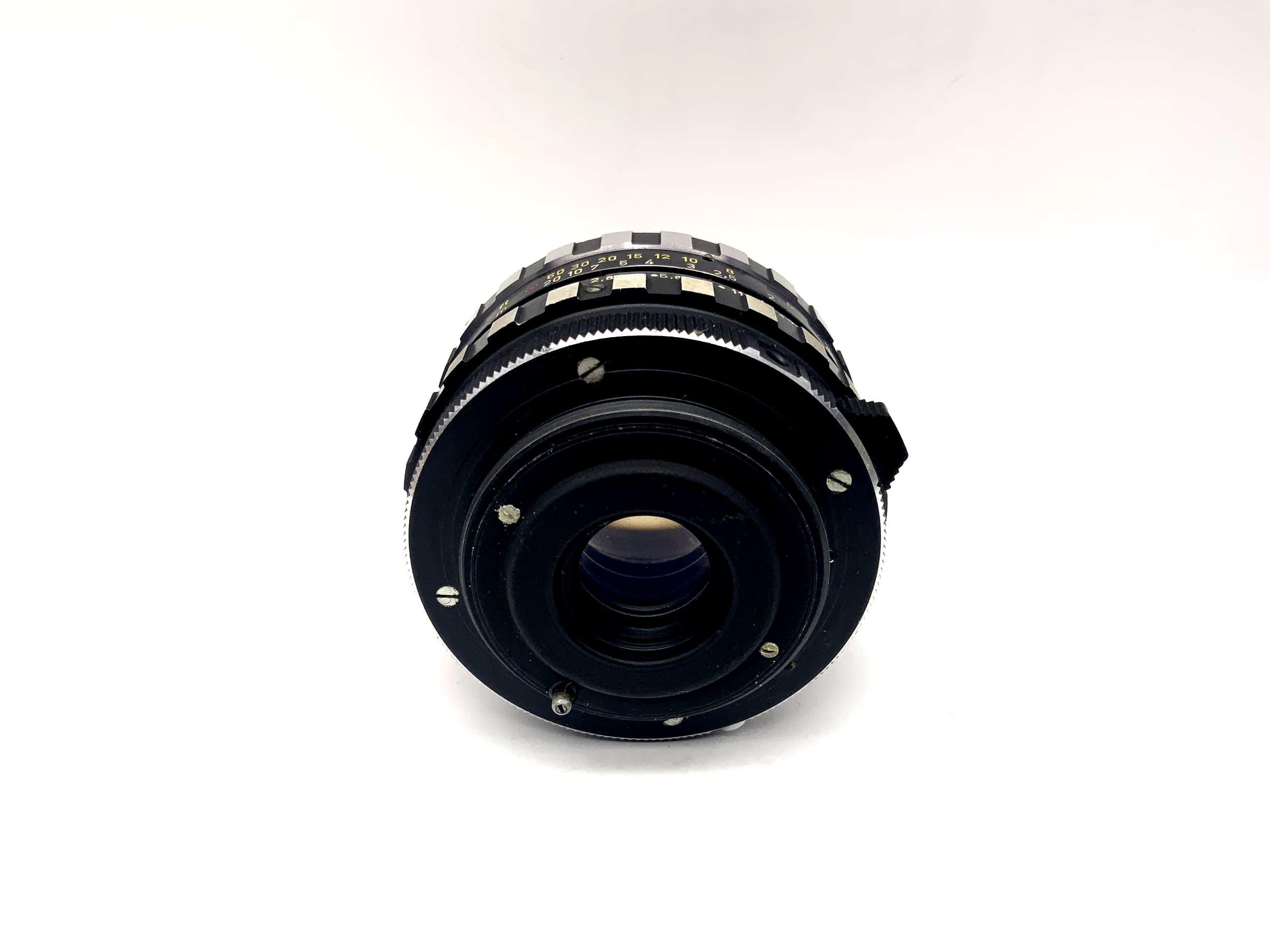 A.Schacht Ulm 50mm 1:2.8 Objektiv Travenar R Zebra Kamera Camera Lens (M42)