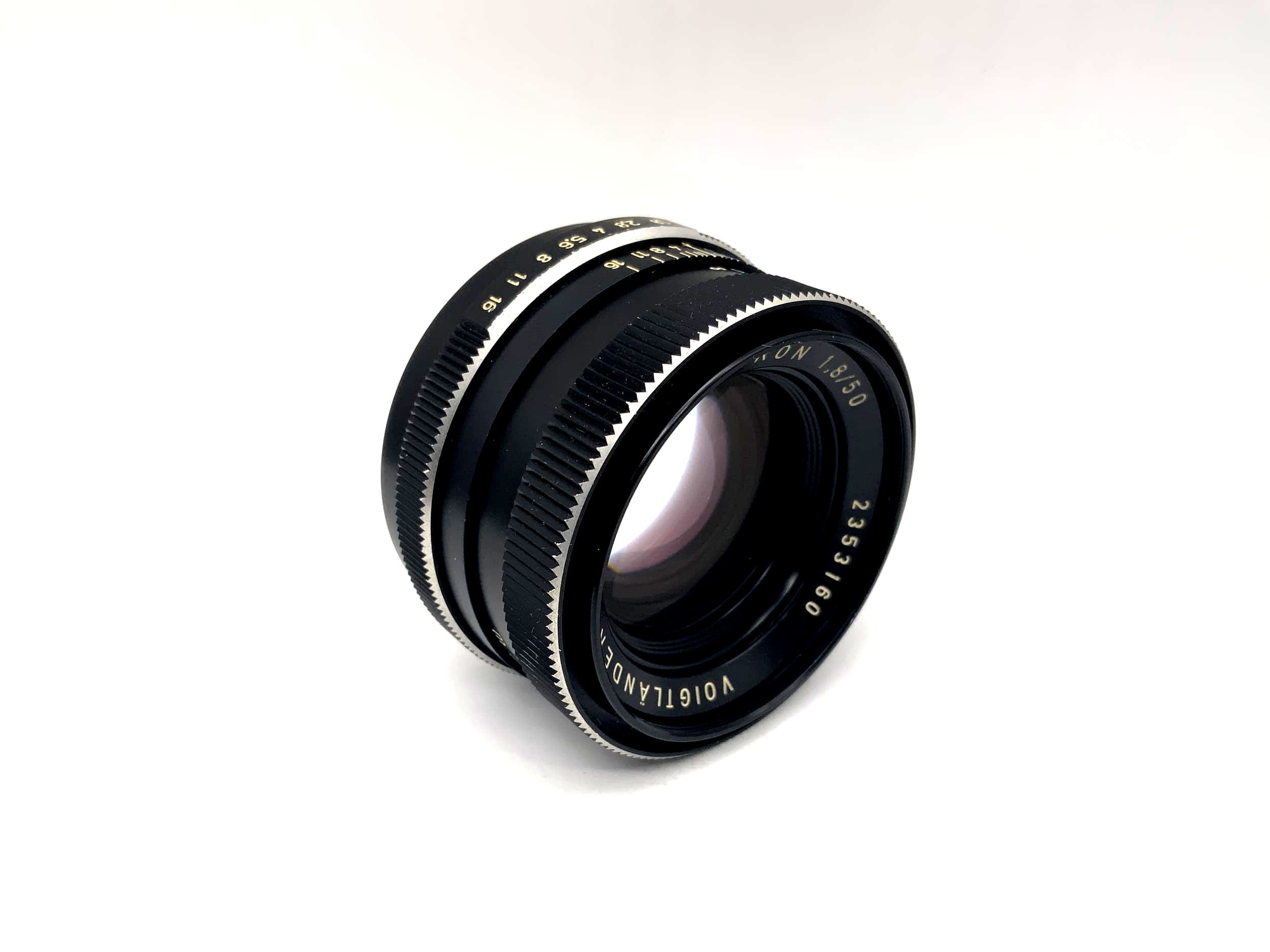 Voigtländer 50mm 1:1.8 Objektiv Color Ultron Kamera Camera Lens (Rollei QBM)
