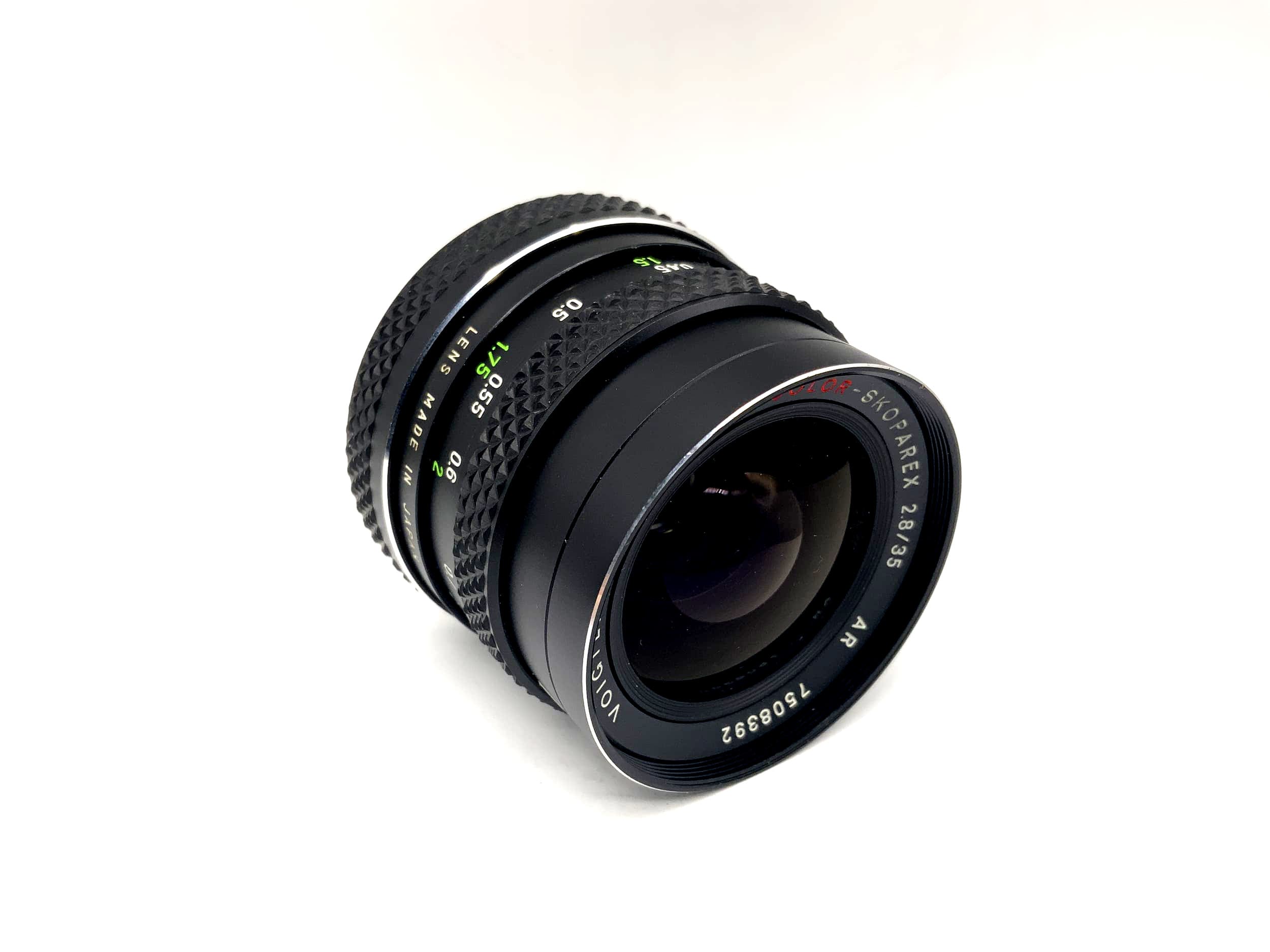 Voigtländer 35mm 1:2.8 Objektiv Color Skoparex AR Camera Lens (Rollei QBM)