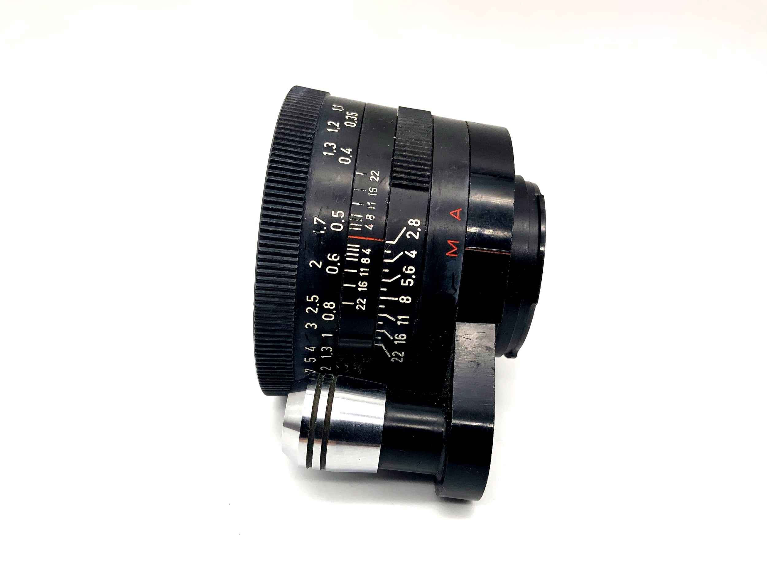 Isco Göttingen 35mm 1:2.8 Objektiv Berolina-Westromat Kamera Camera Lens (Exa)