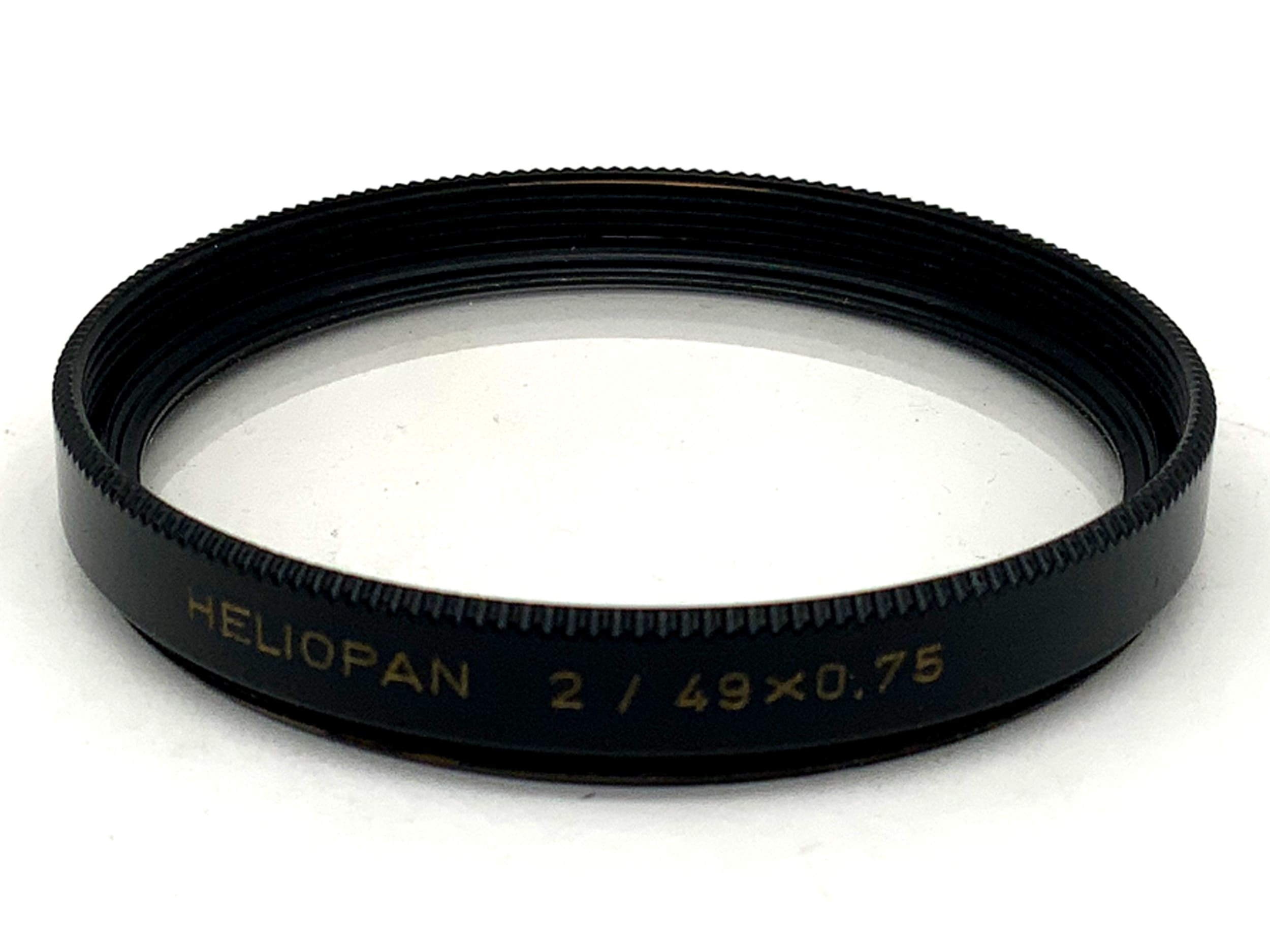 Heliopan Nahlinse 2/49x0,75 Close-Up Filter 49mm Kreisförmig Filtergewinde