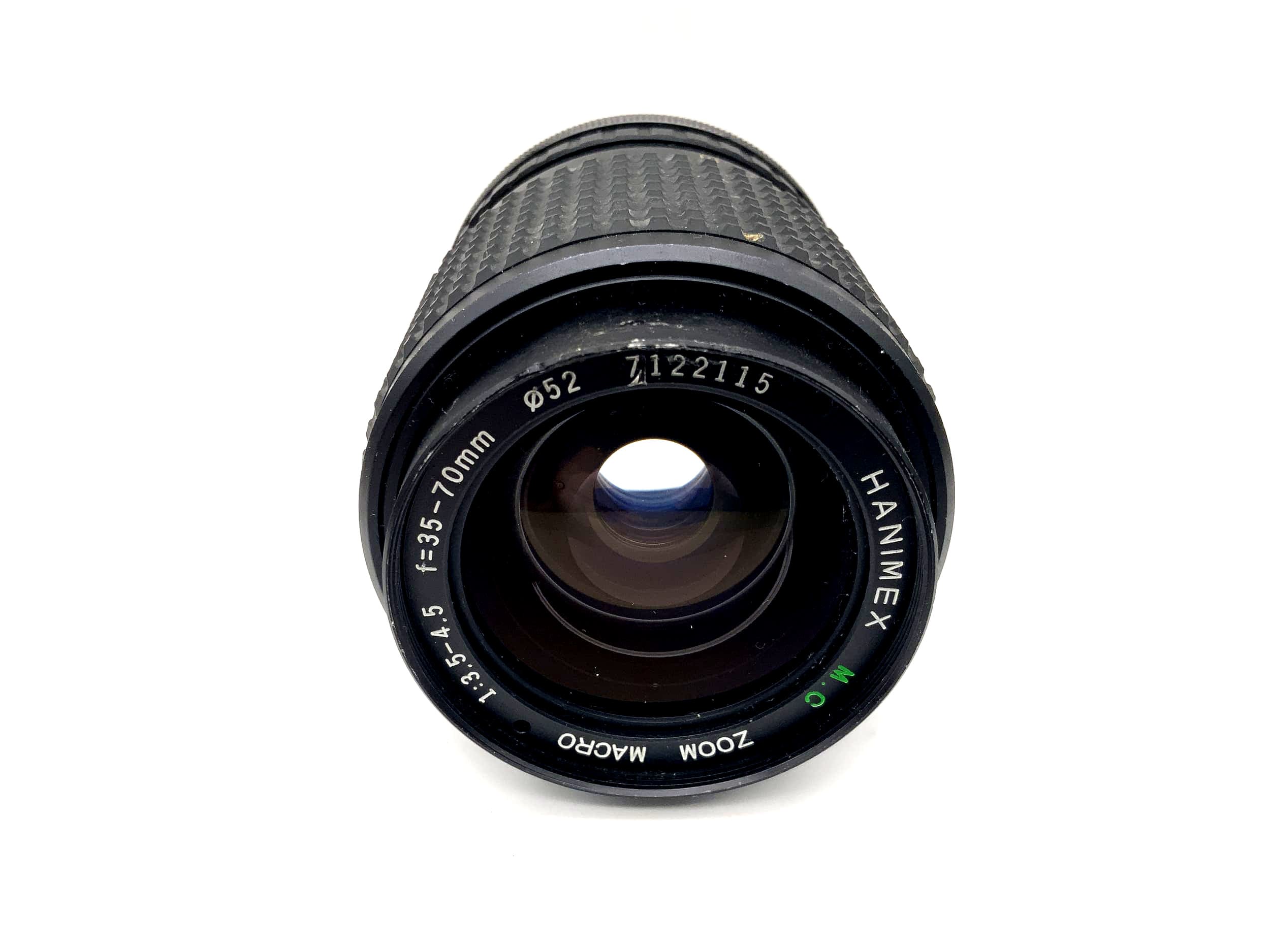 Hanimex 35-70mm 1:3.5-4.5 Objektiv M.C Zoom Macro Kamera Camera Lens (Canon FD)