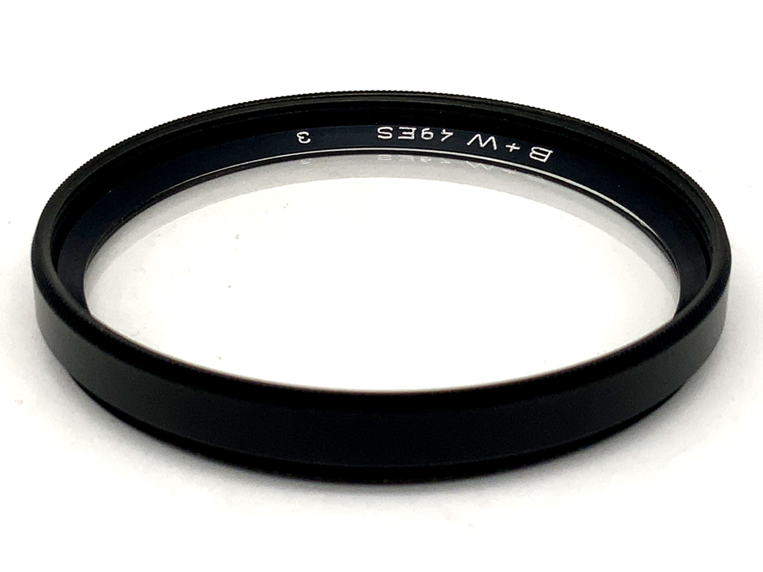 B+W Nahlinse 49ES 3 Close-Up Filter 49mm Kreisförmig Filtergewinde