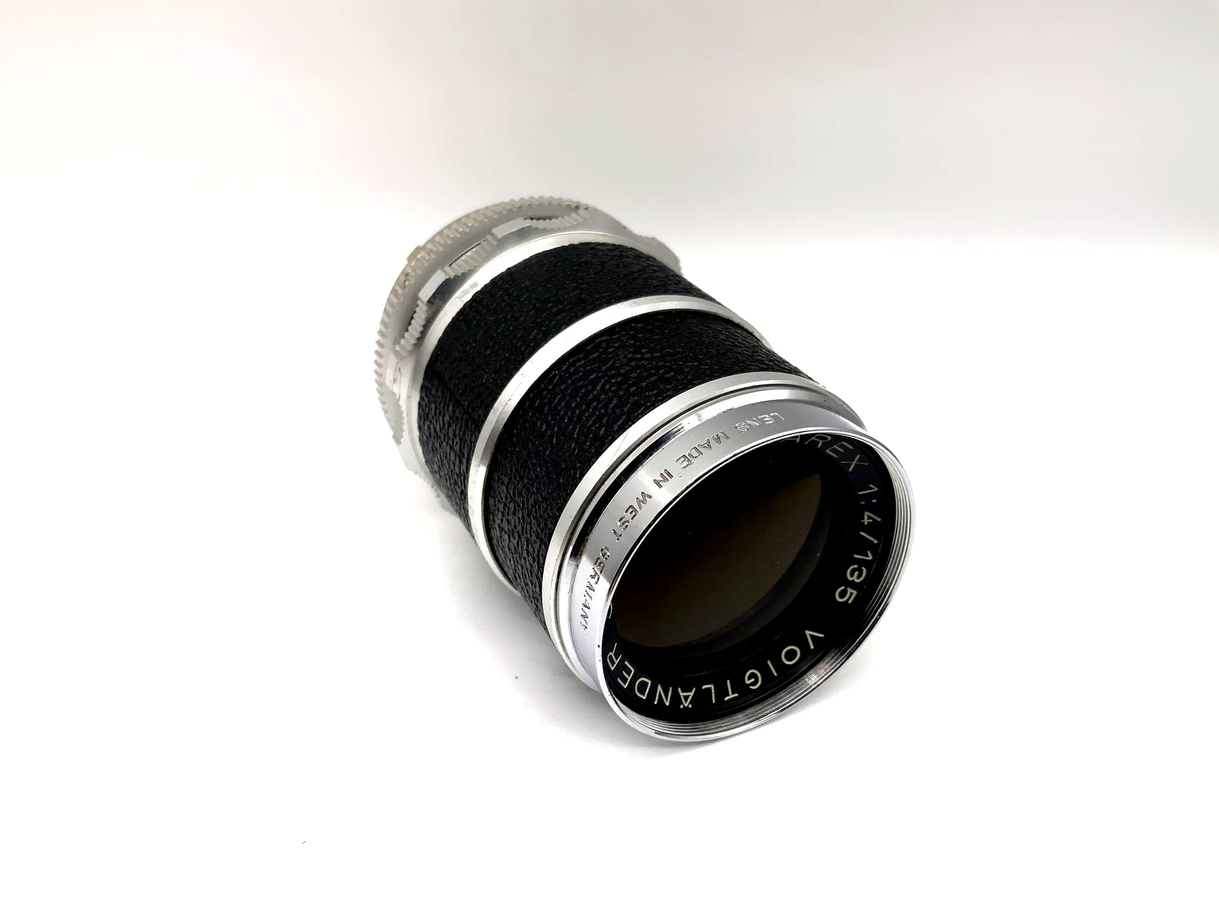 Voigtländer 135mm 1:4 Objektiv Super Dynarex Compur Camera Lens (DKL Bessamatic)