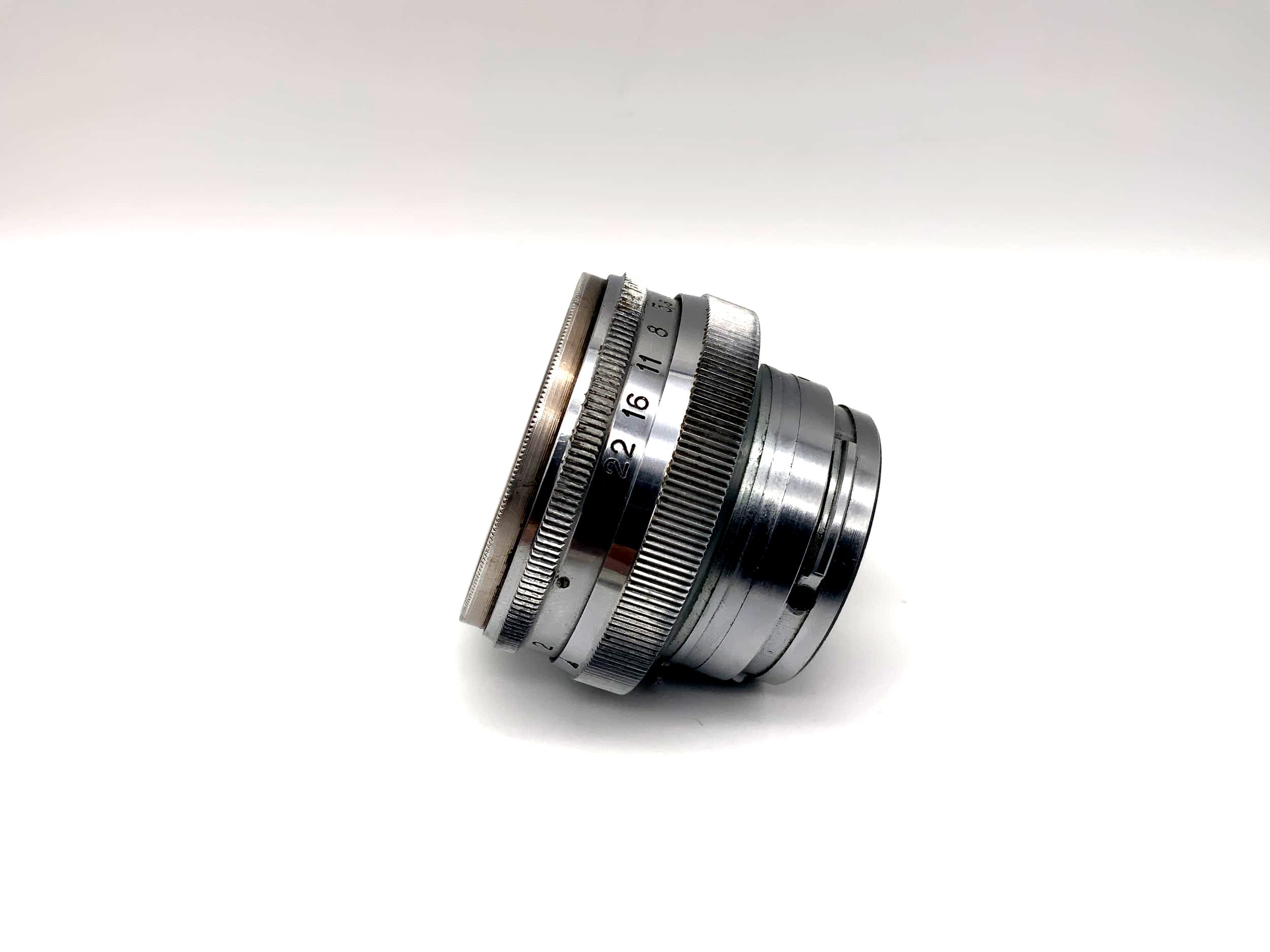 KMZ 50mm 1:2 Objektiv Jupiter 8M Kamera Camera Lens (Contax RF)