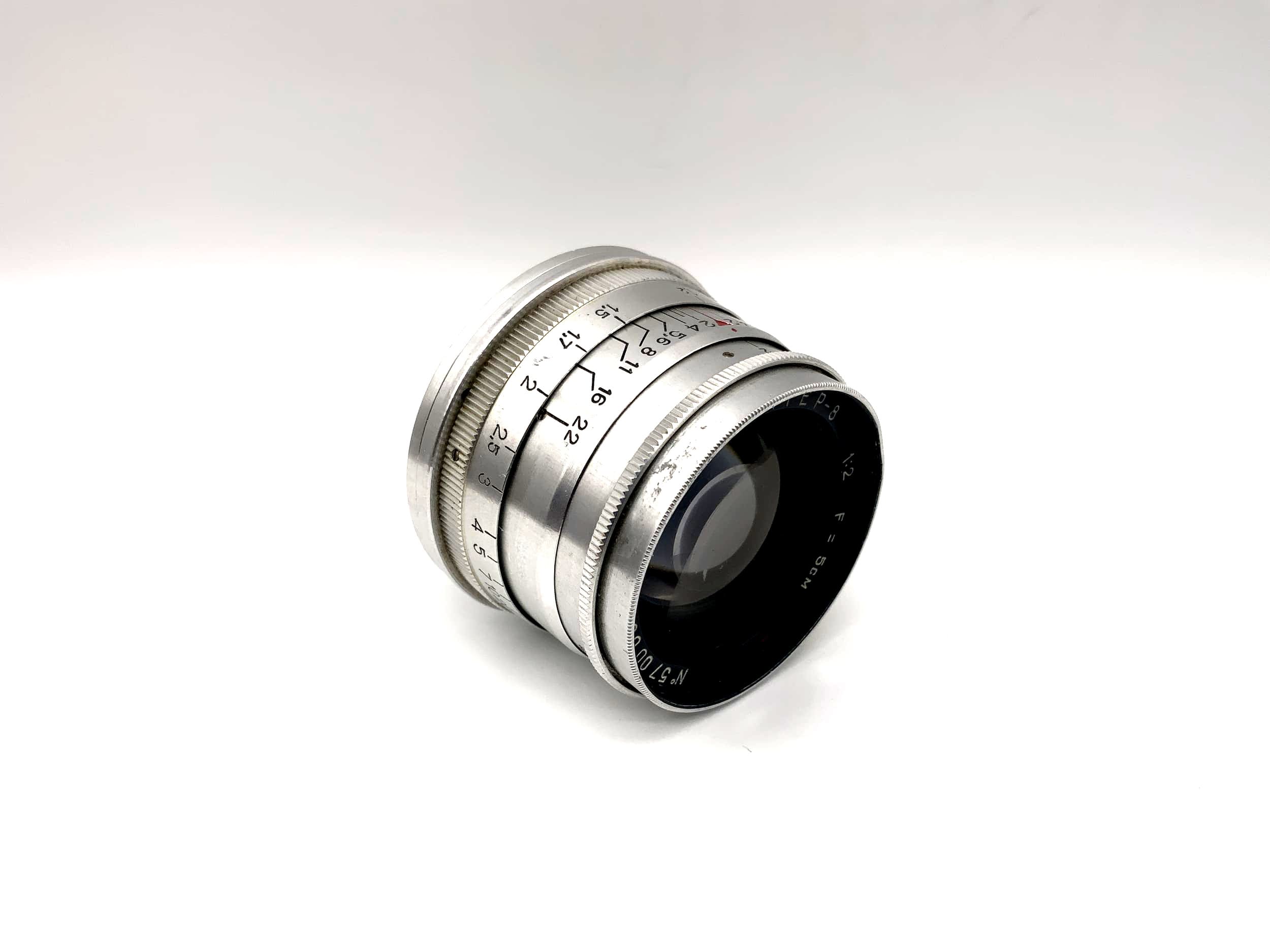 KMZ 5cm 1:2 Objektiv Jupiter 8 red P 50mm Kamera Camera Lens (M39)