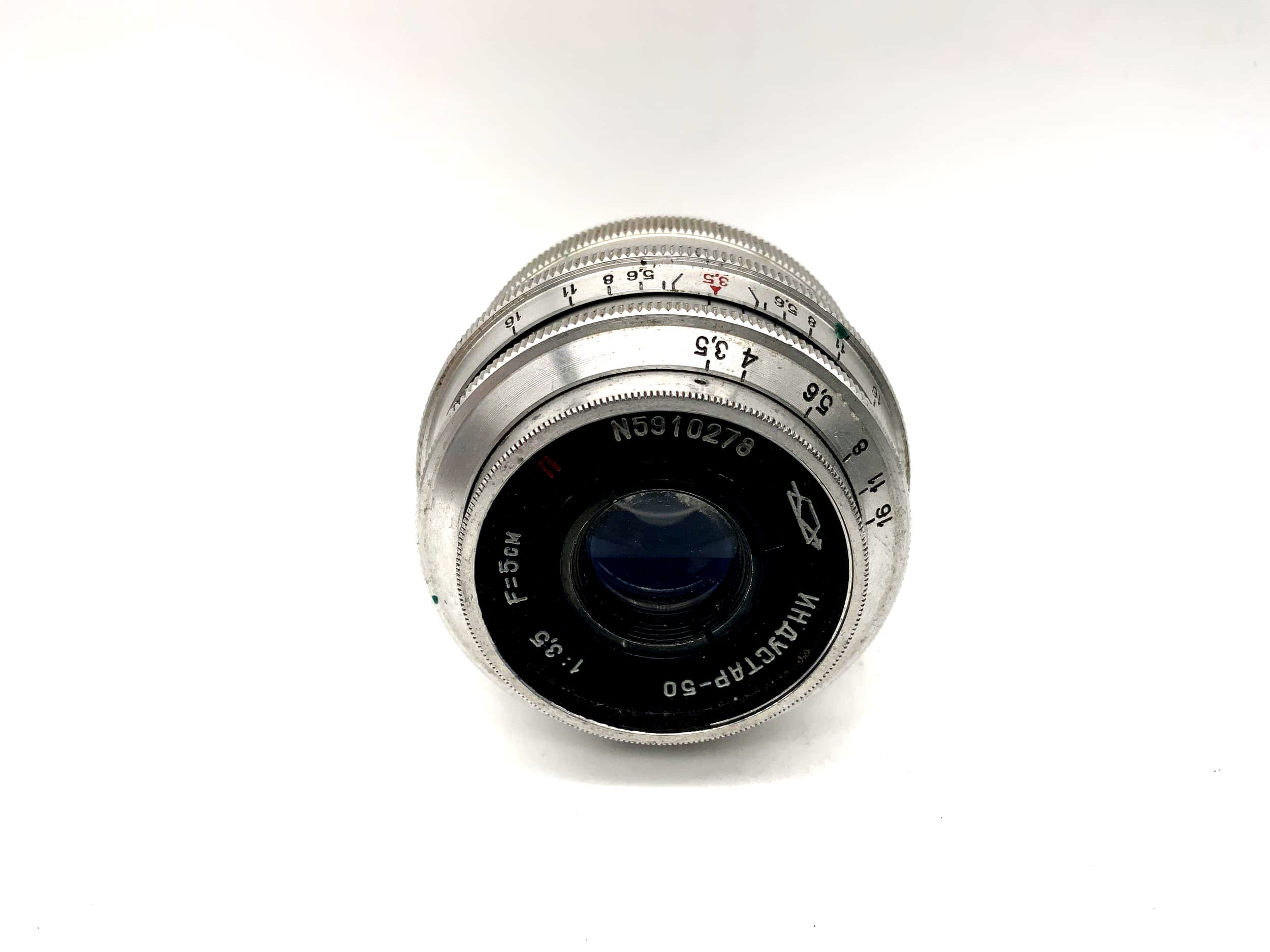 KMZ 5cm 1:3.5 Objektiv red P Industar 50 Kamera Camera Lens (M39)