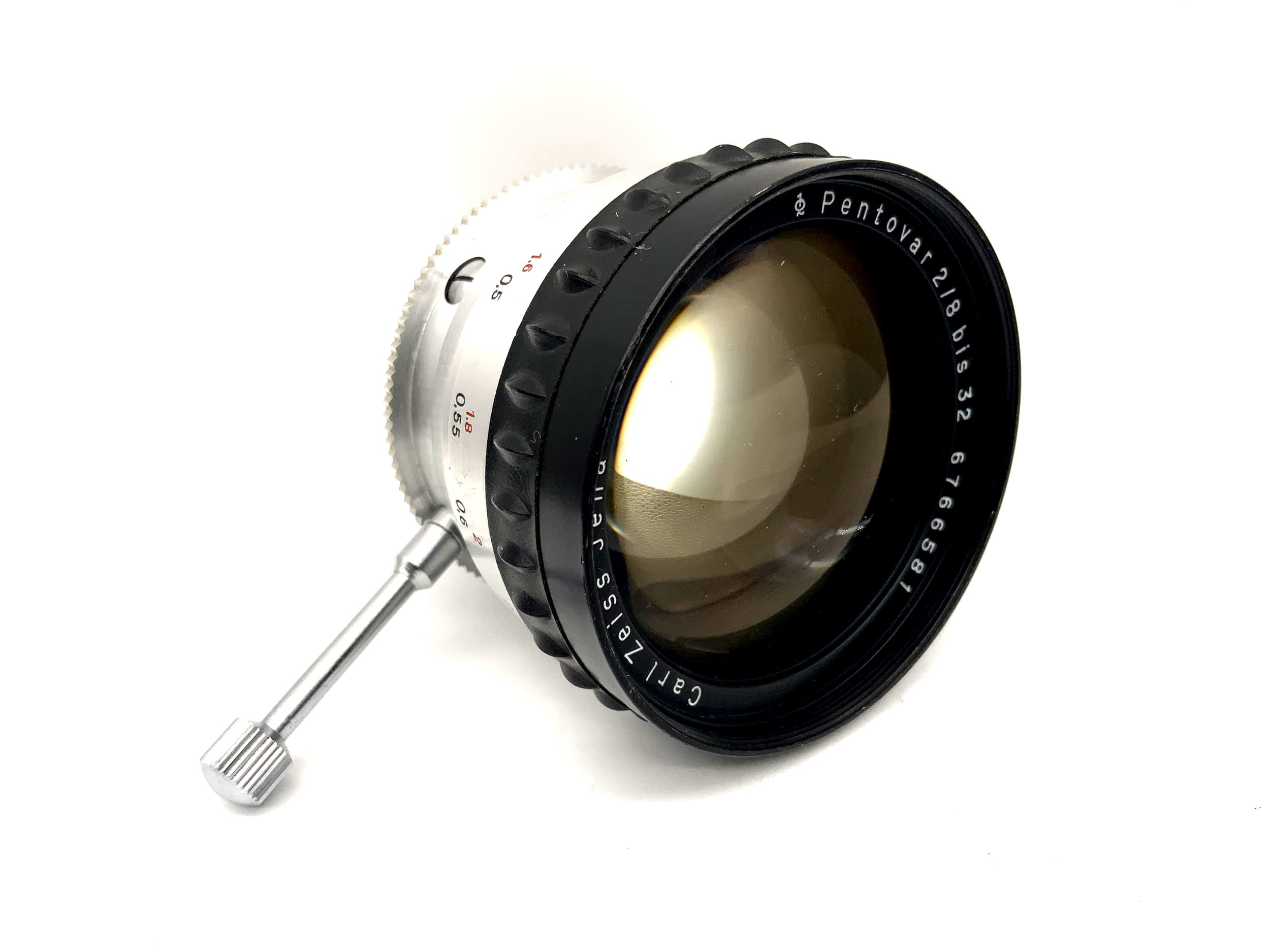 Carl Zeiss 8-32mm 1:2 Objektiv Pentovar für Super 8 Lens (für Pentaflex 8)