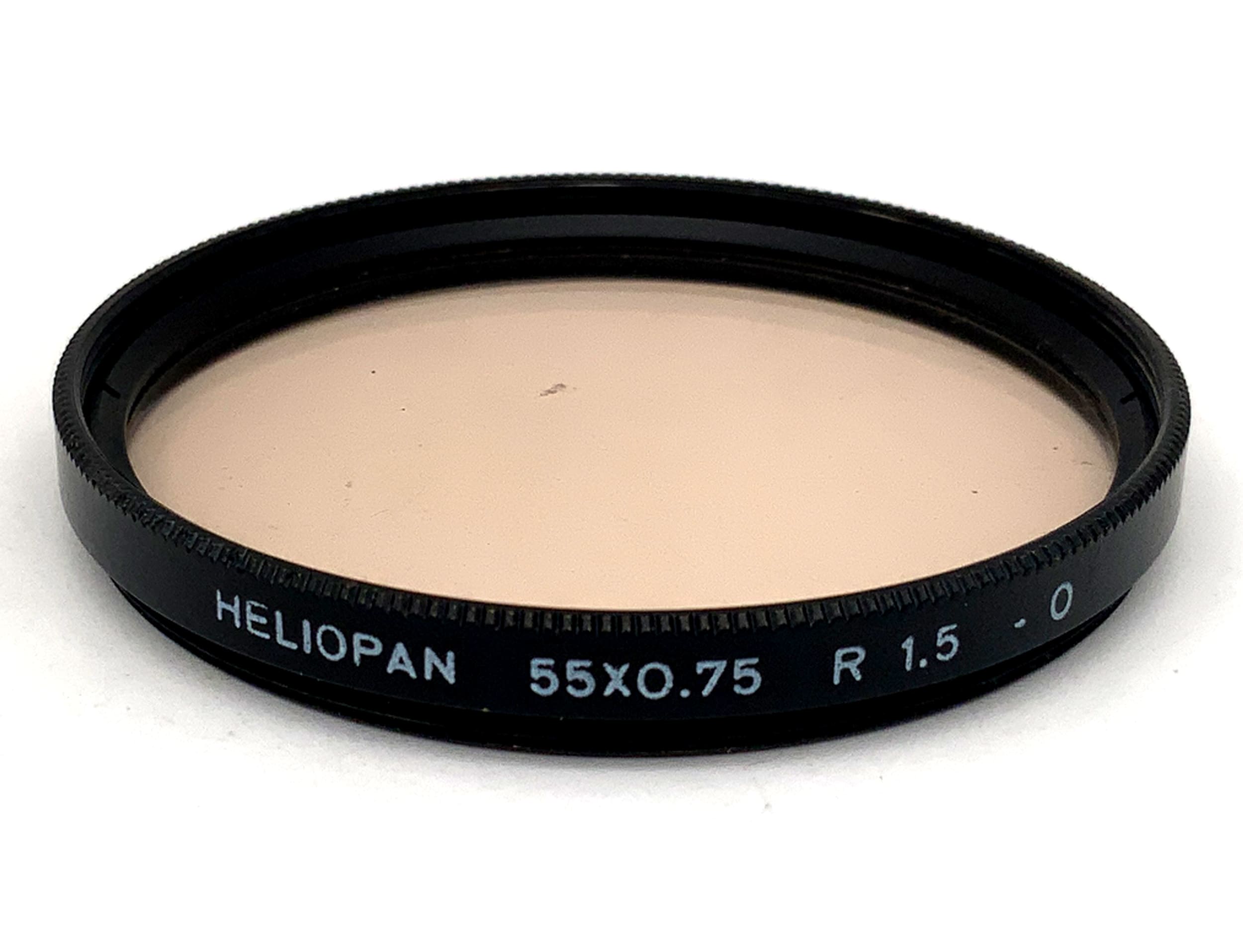 Heliopan Korrekturfilter 55x0,75 R1.5 -0 Filter 55mm Kreisförmig Filtergewinde