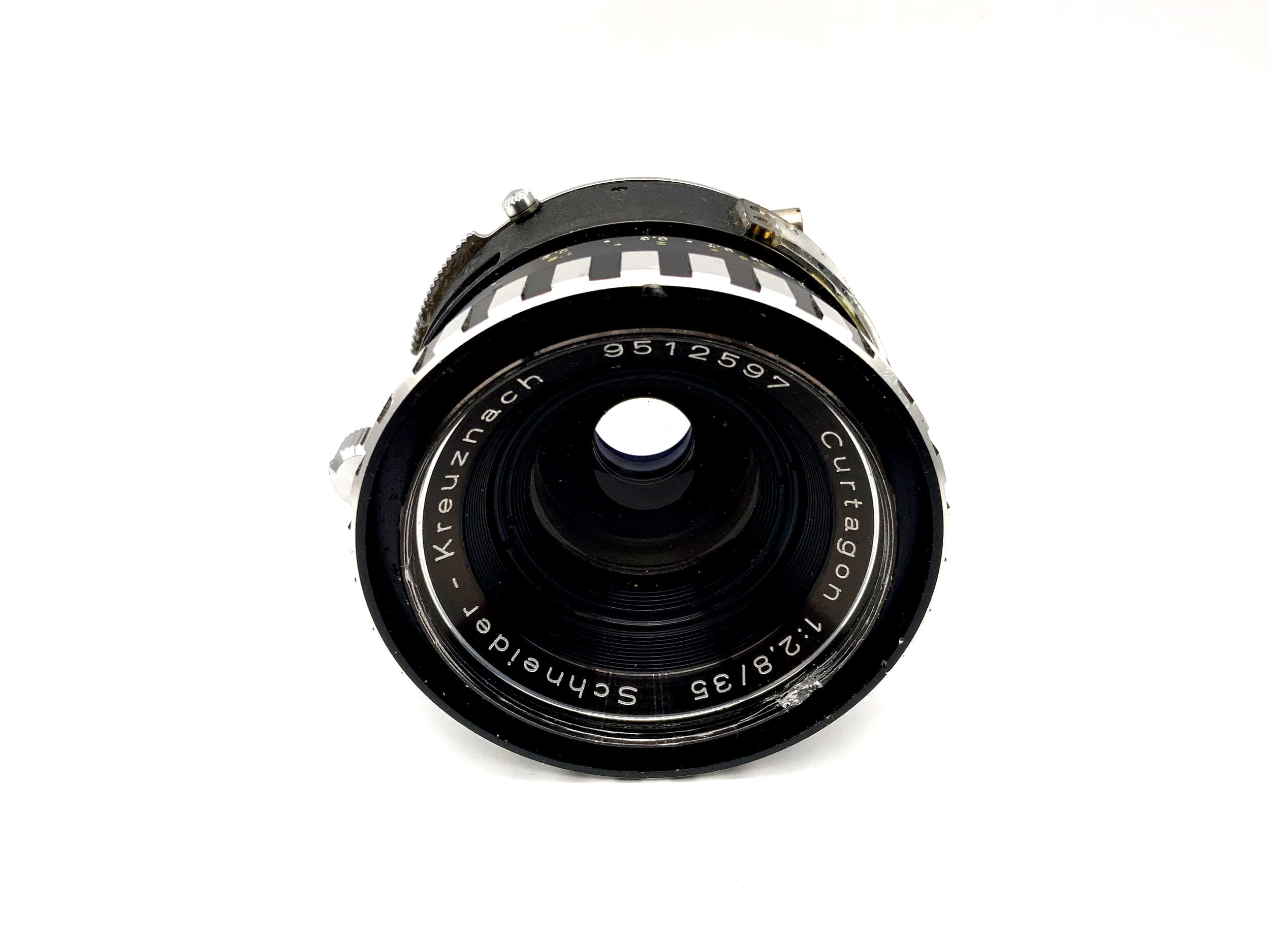 Schneider Kreuznach 35mm 1:2.8 Objektiv Curtagon Zebra Kamera Camera Lens (M42)