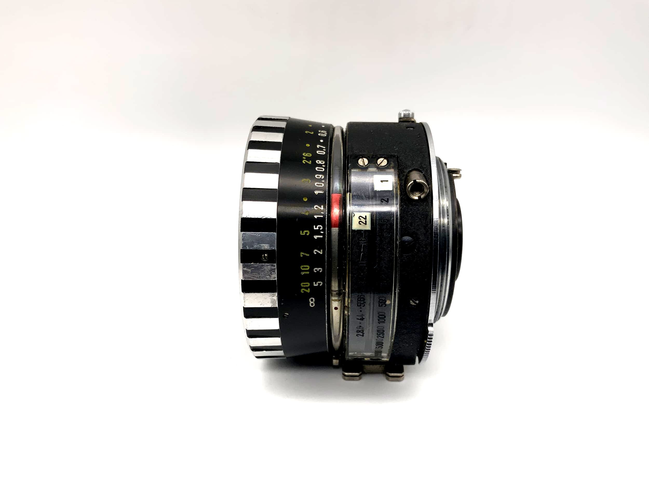 Schneider Kreuznach 35mm 1:2.8 Objektiv Curtagon Zebra Kamera Camera Lens (M42)
