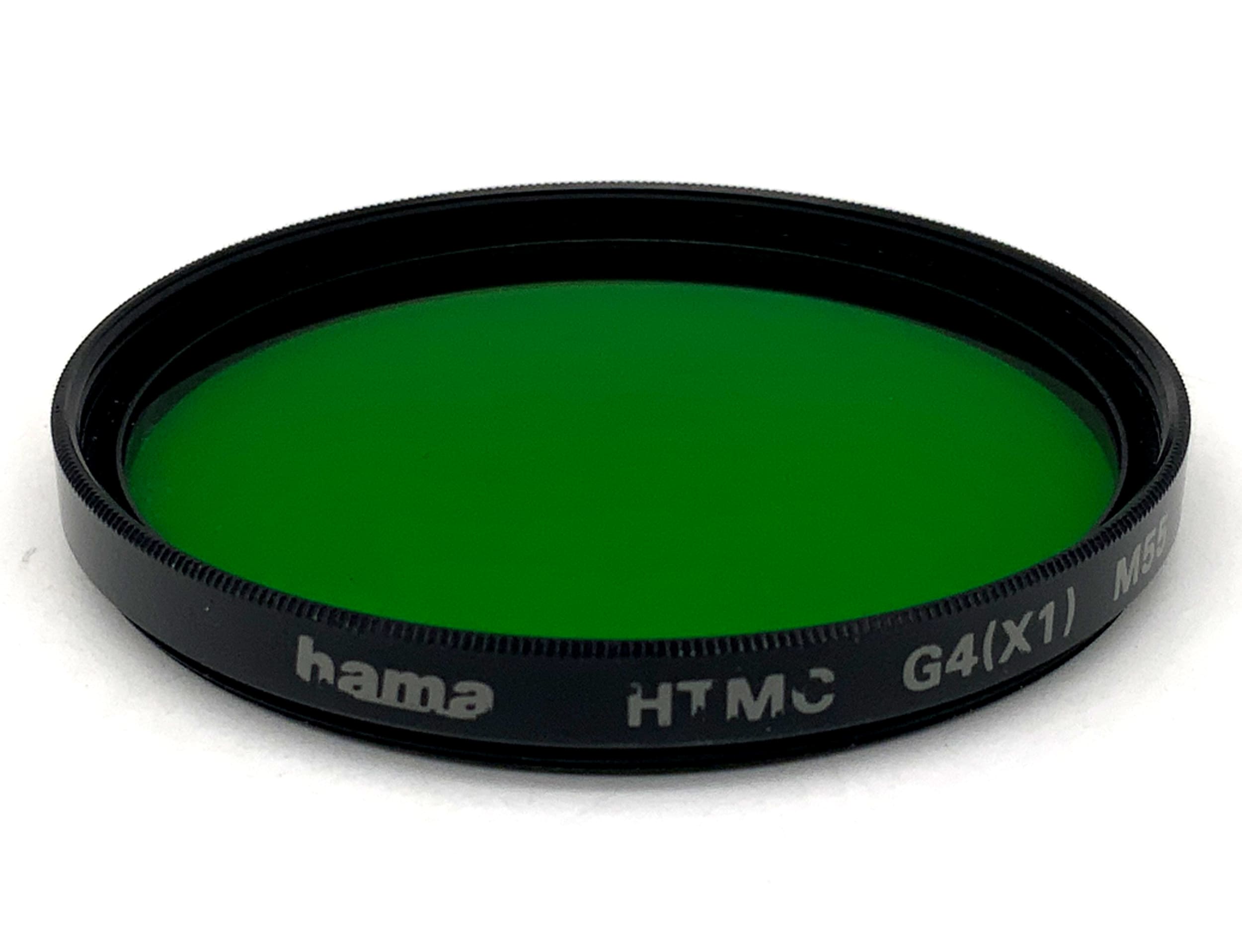 Hama Farbfilter HTMC G4(X1) M55 (VII) Grün Green Filter 55mm Kreisförmig